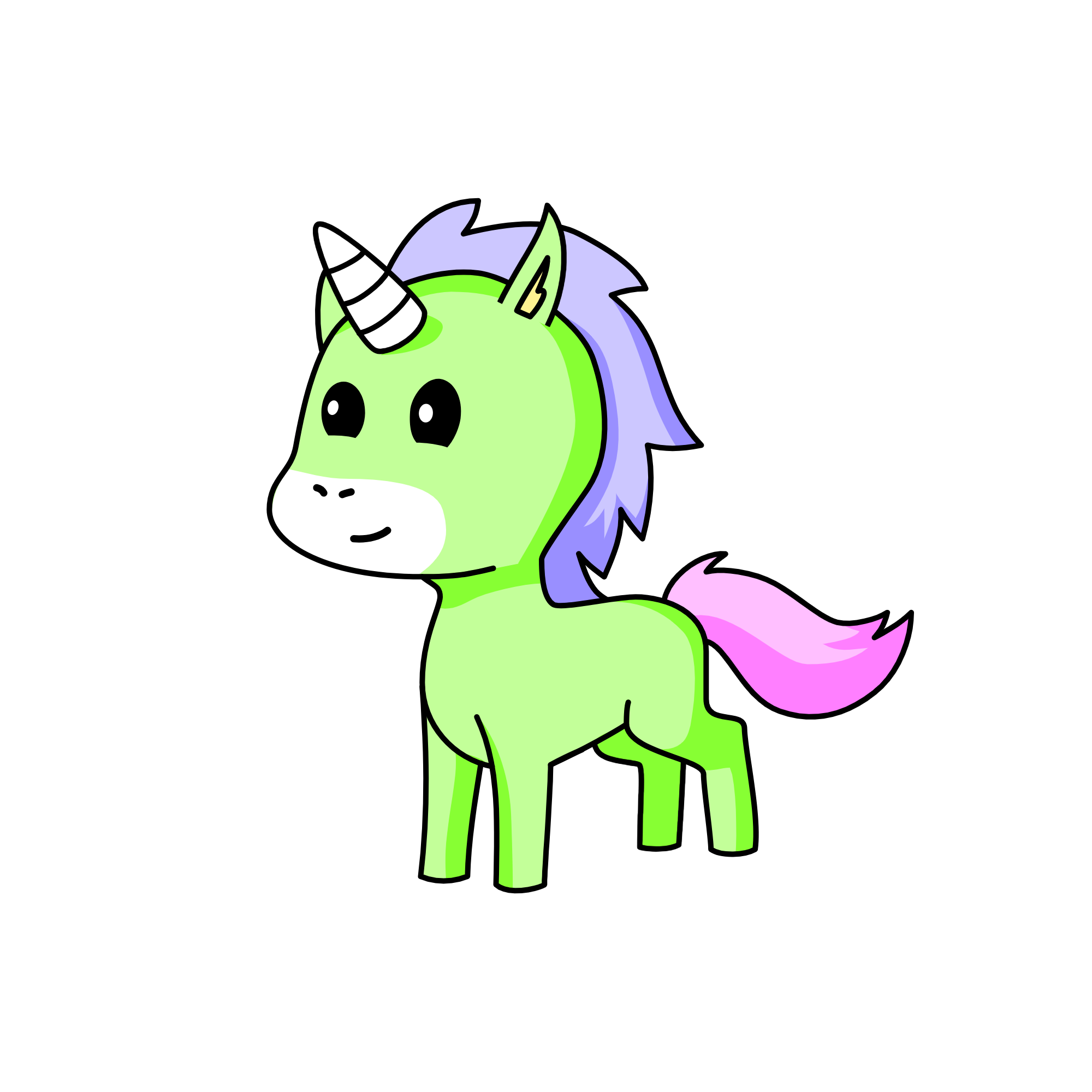 Pixie the pastel popstar, the unicorn