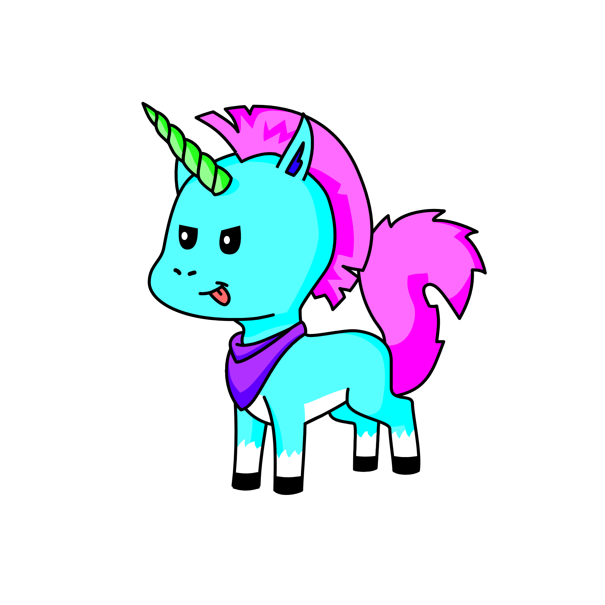 POPSTARRRR, the unicorn