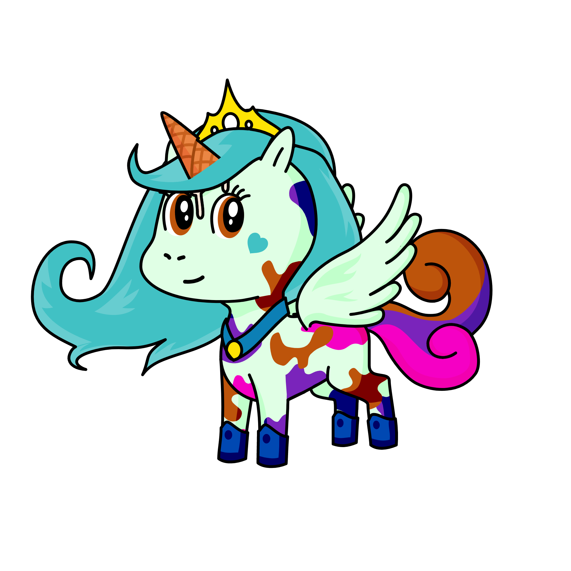 Ice Cream Queen, the unicorn