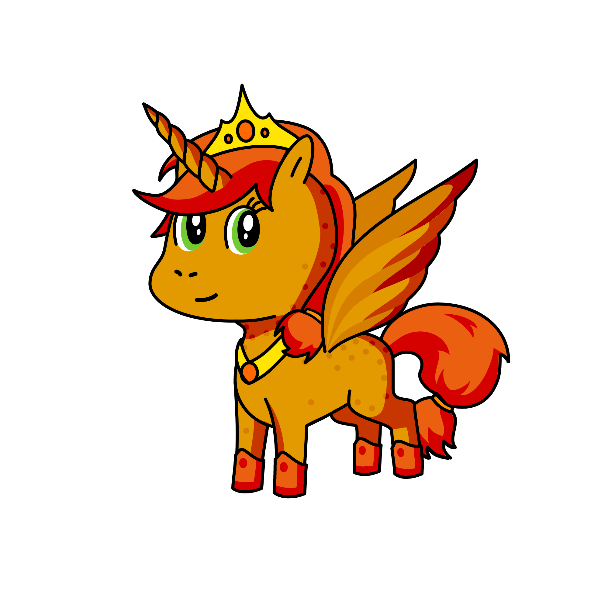 Princess Desert, the unicorn