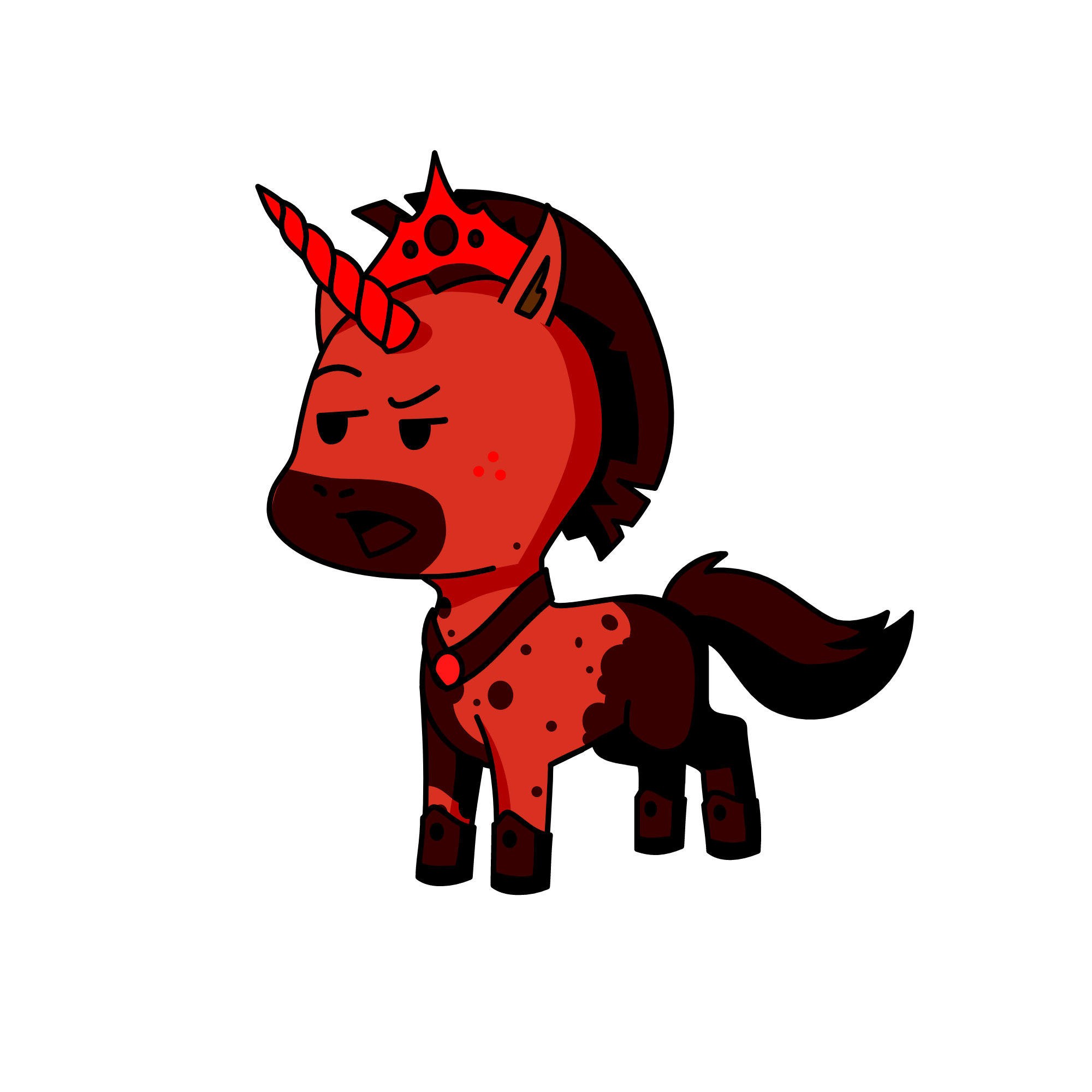 Miri, Goddess of the Underworld, the unicorn