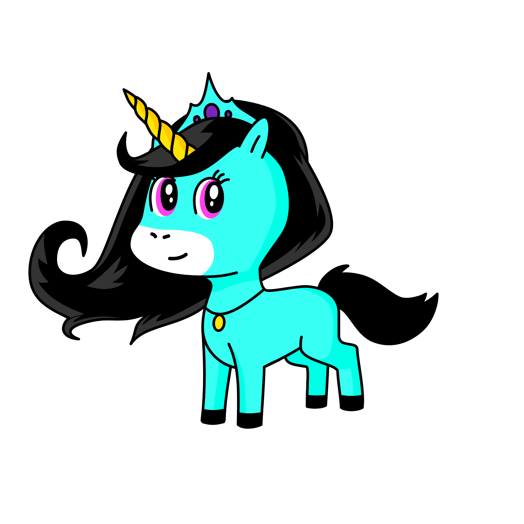 cupcake, the unicorn