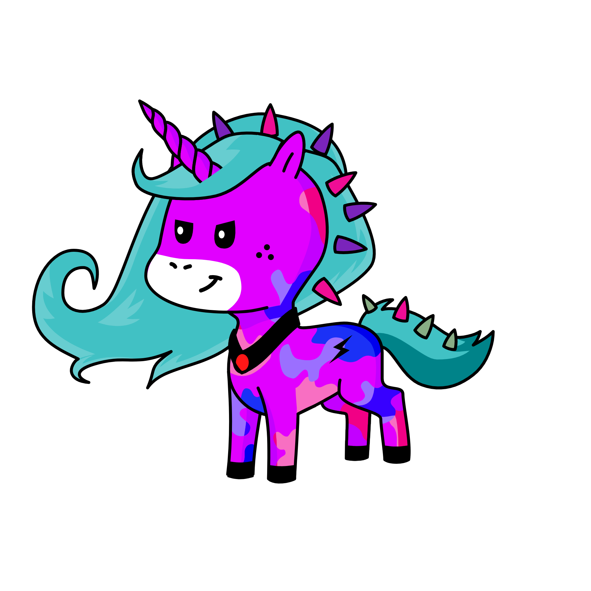 Destiny bad girl, the unicorn