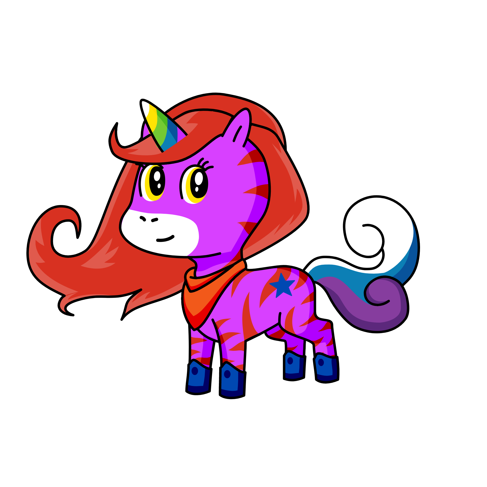 Ms how how, the unicorn