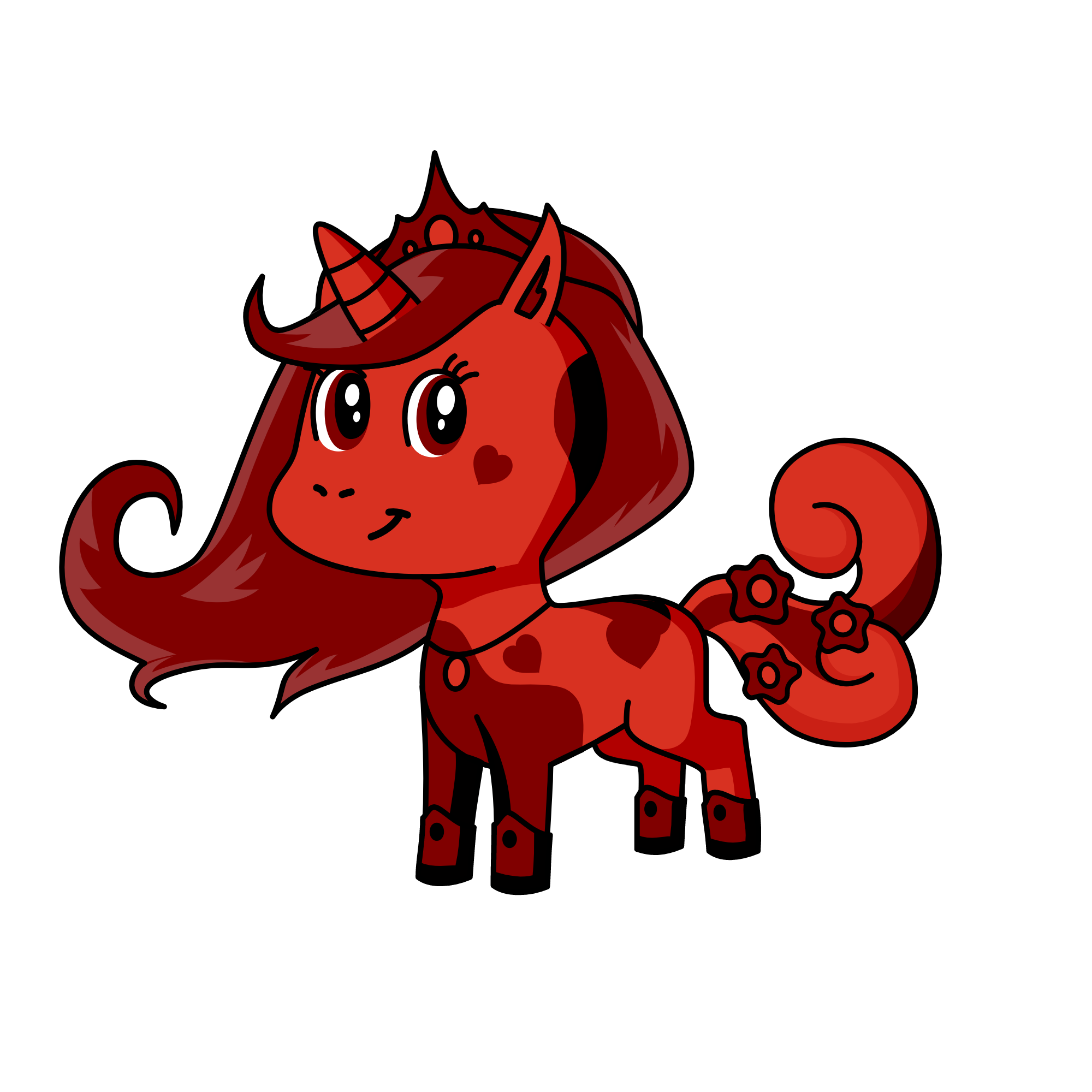 Red Sara, the unicorn