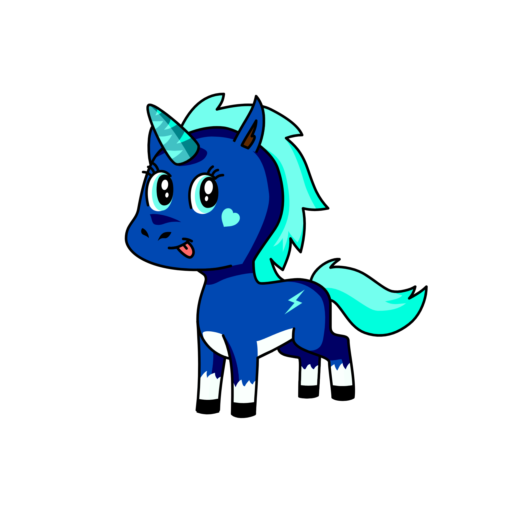 Midnight, the unicorn