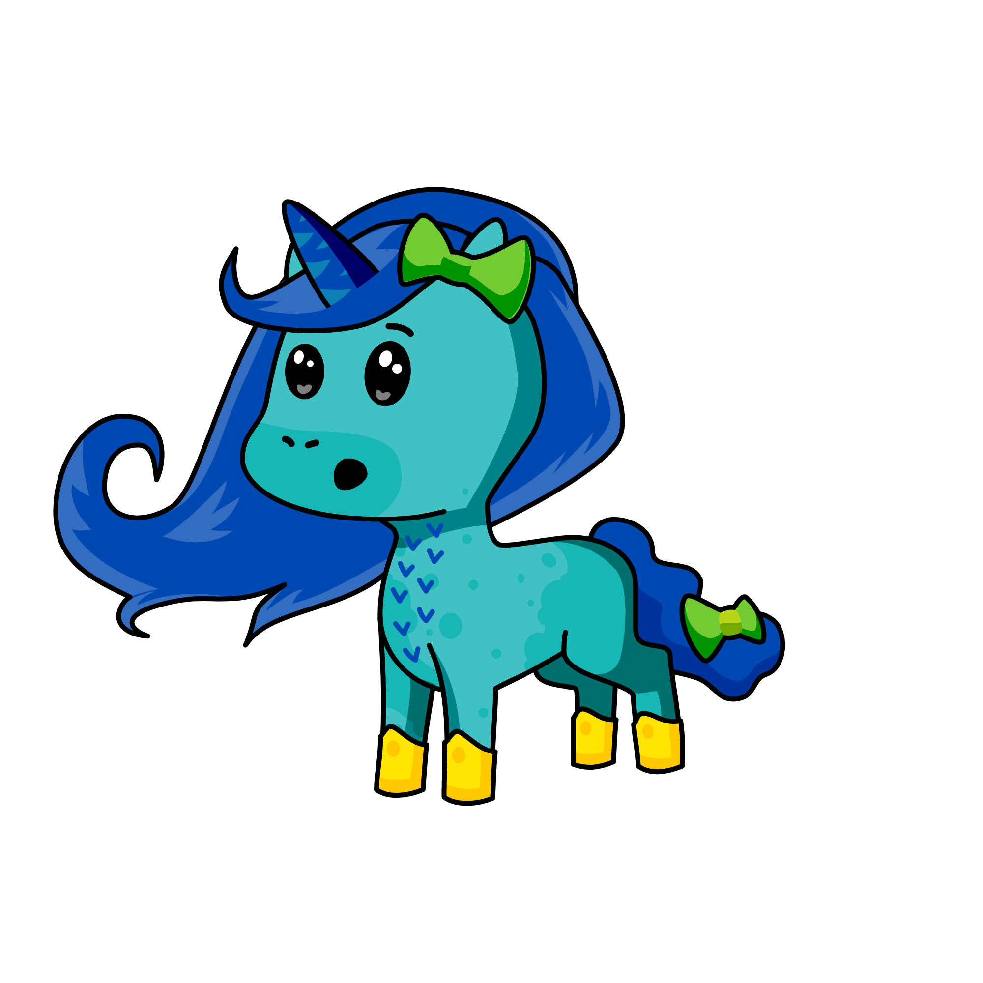 ocean of the water, the unicorn