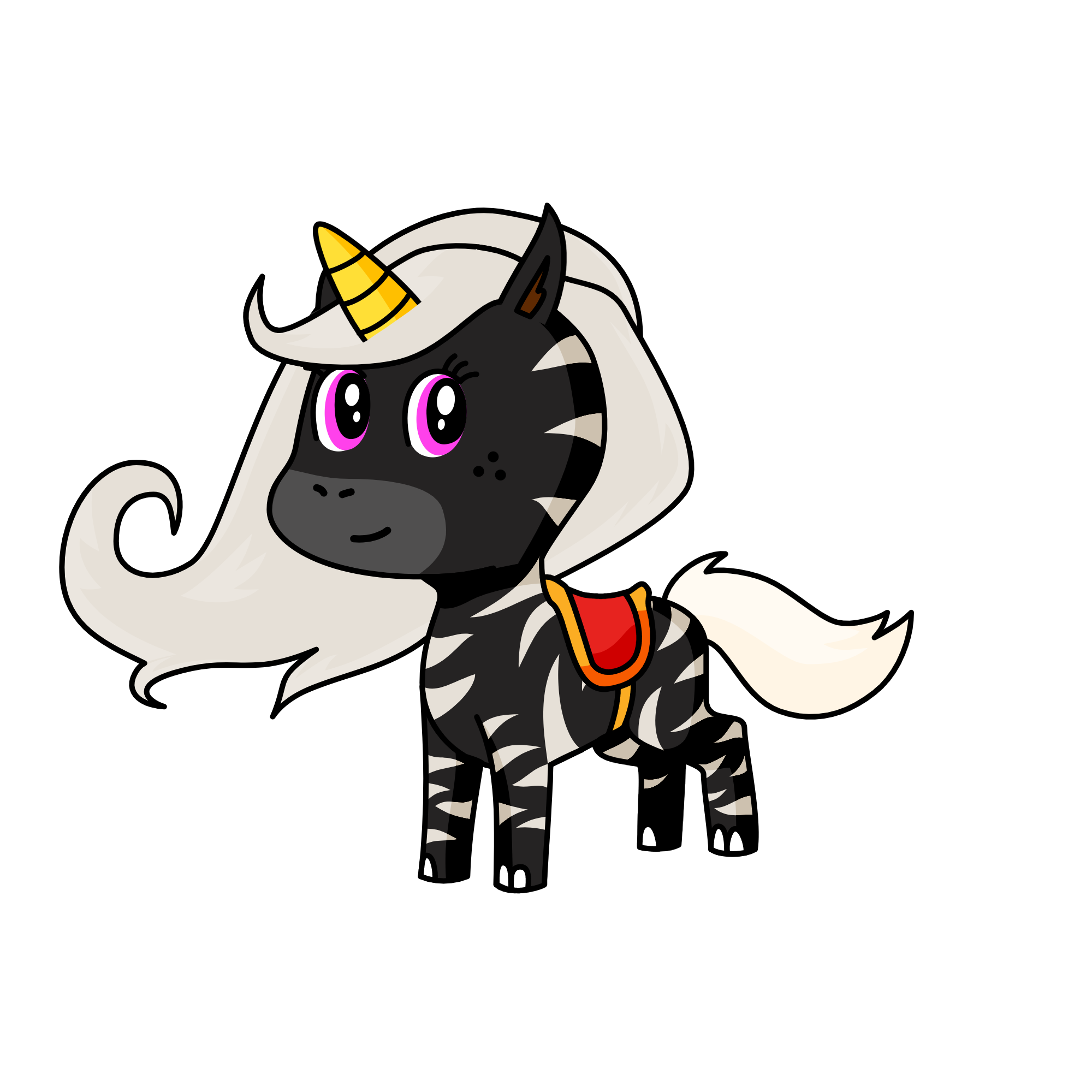 Creme and Cookies, the unicorn