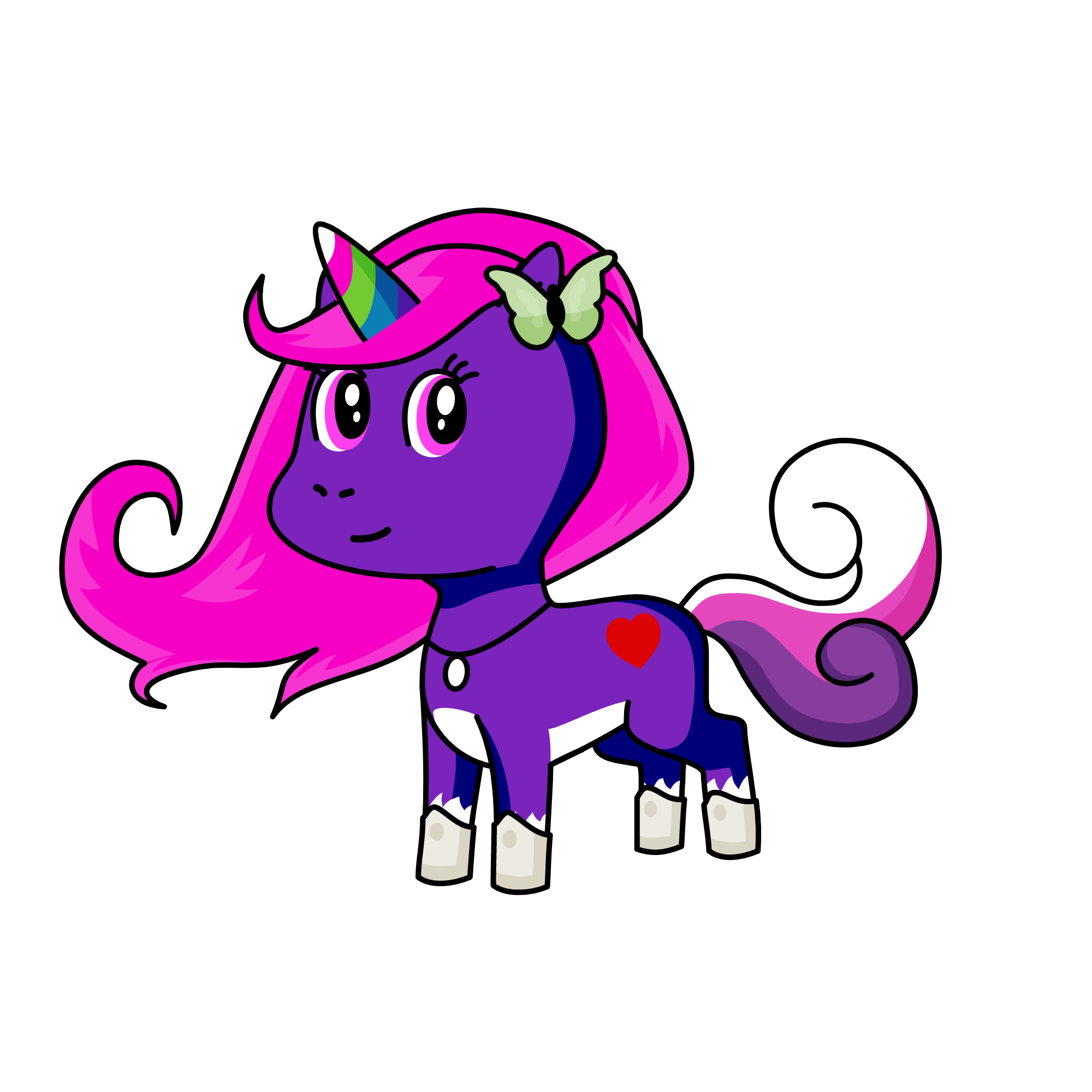 Ashley, the unicorn