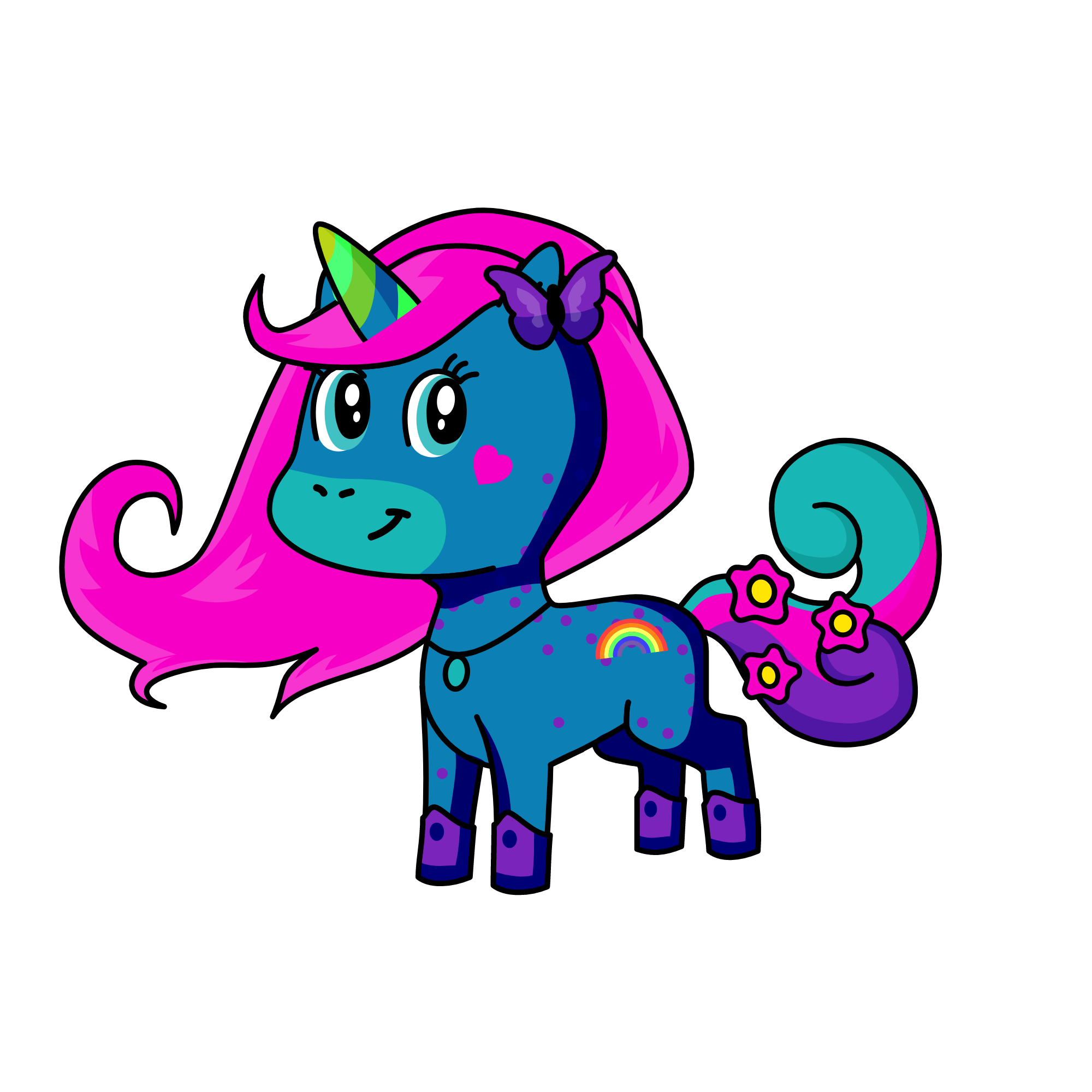 Poppy, the unicorn