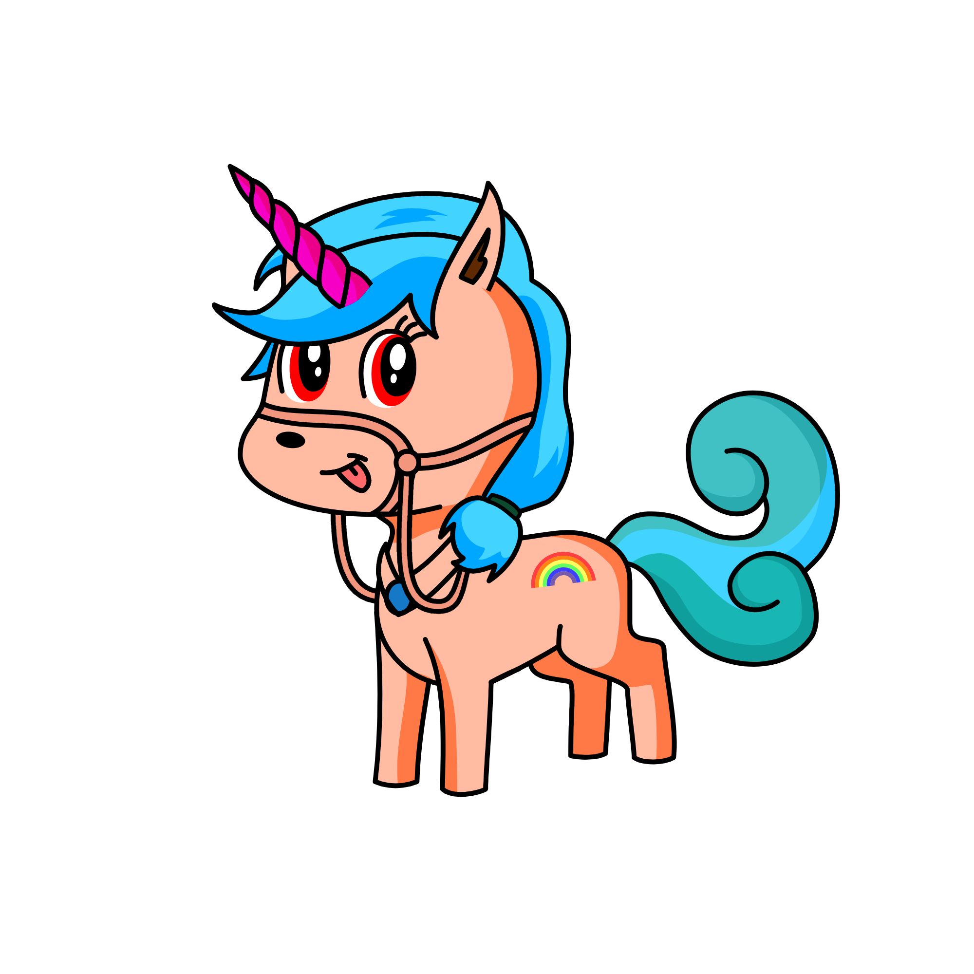 snowy, the unicorn
