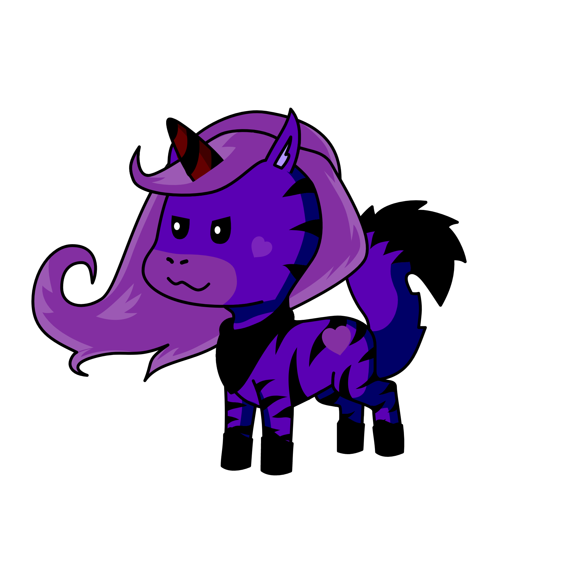 moonlight, the unicorn