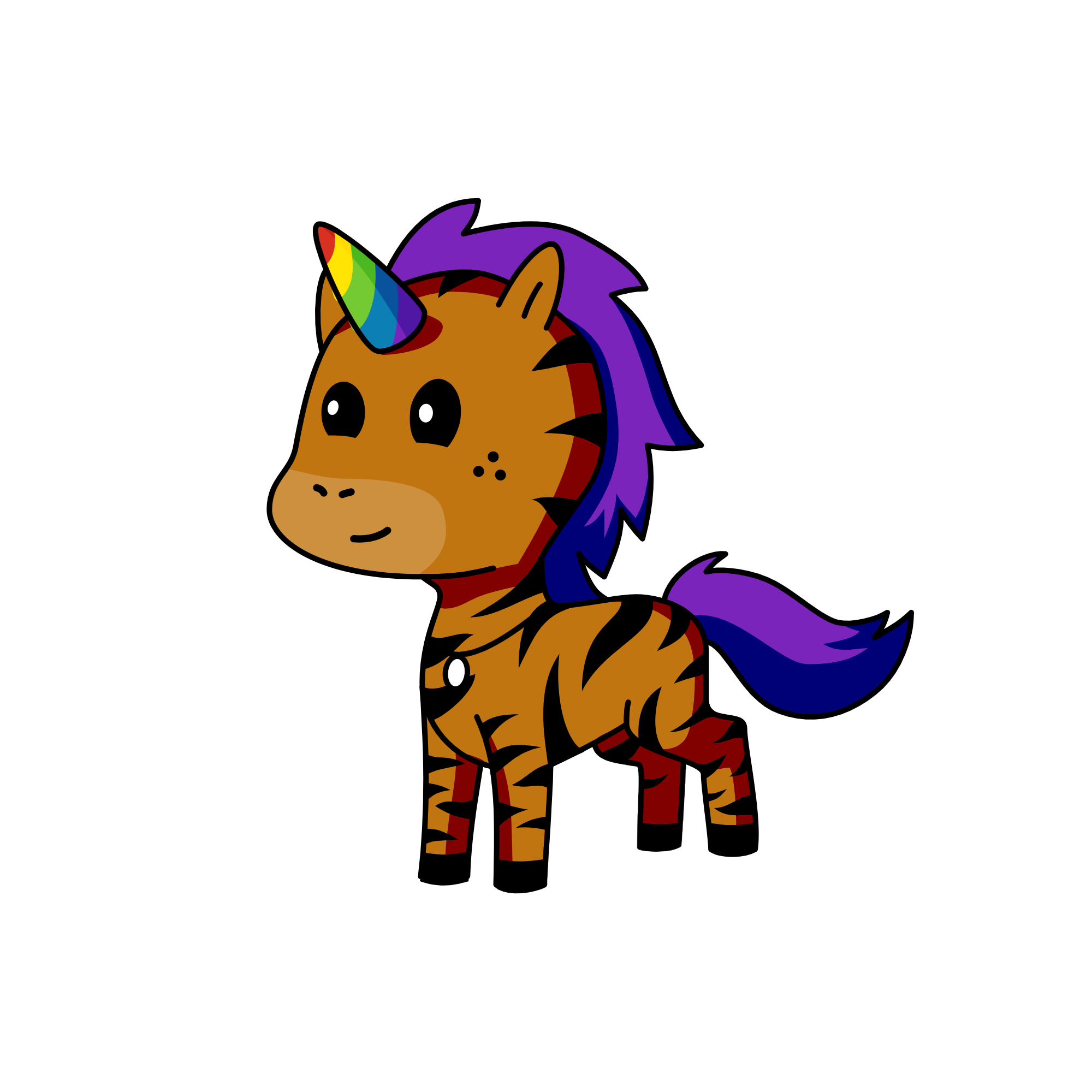 Tigercorn, the unicorn