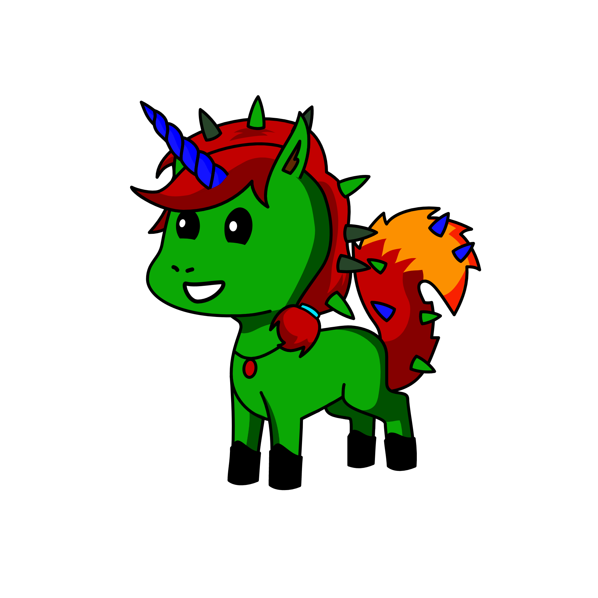 Christmas Joy, the unicorn
