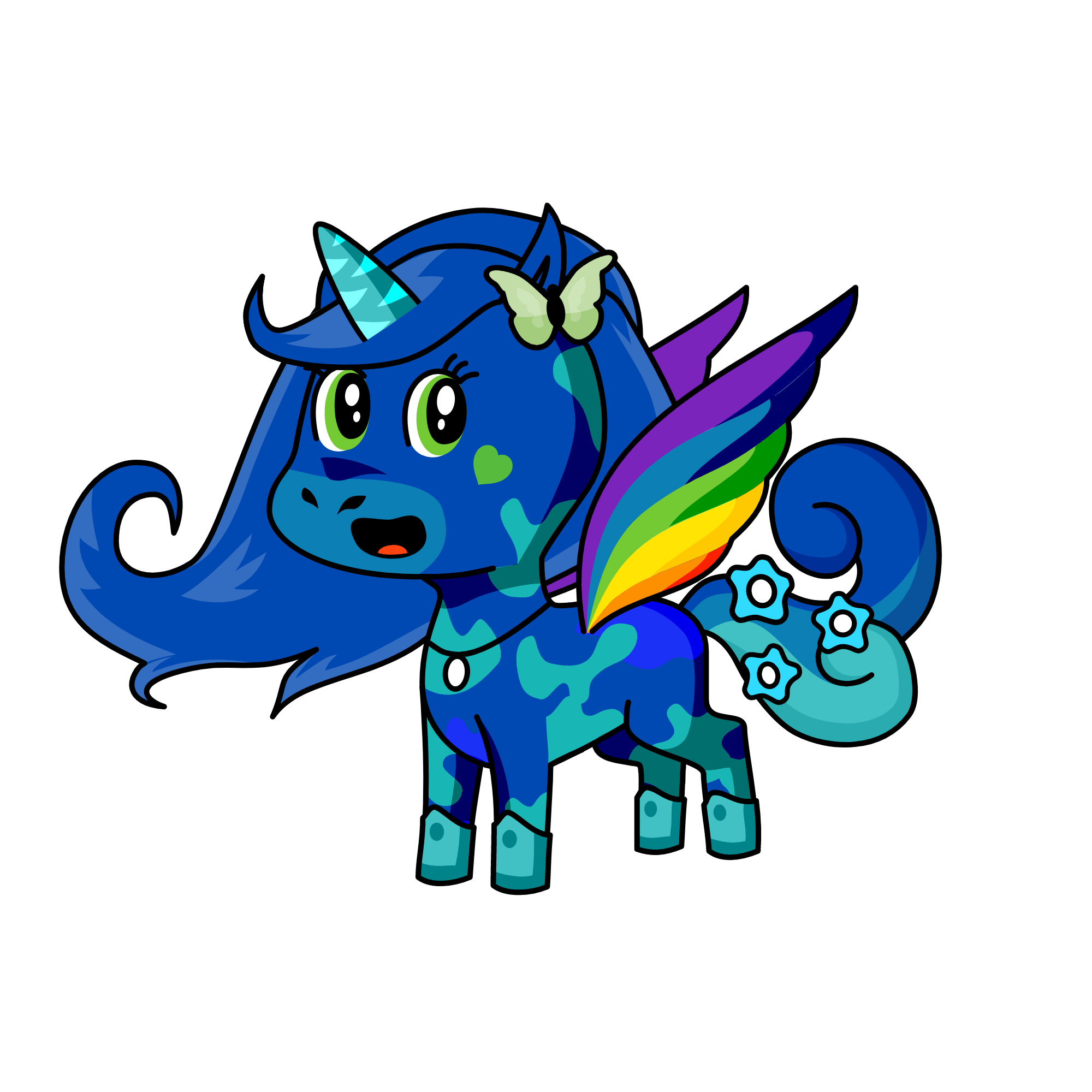 snow lol, the unicorn