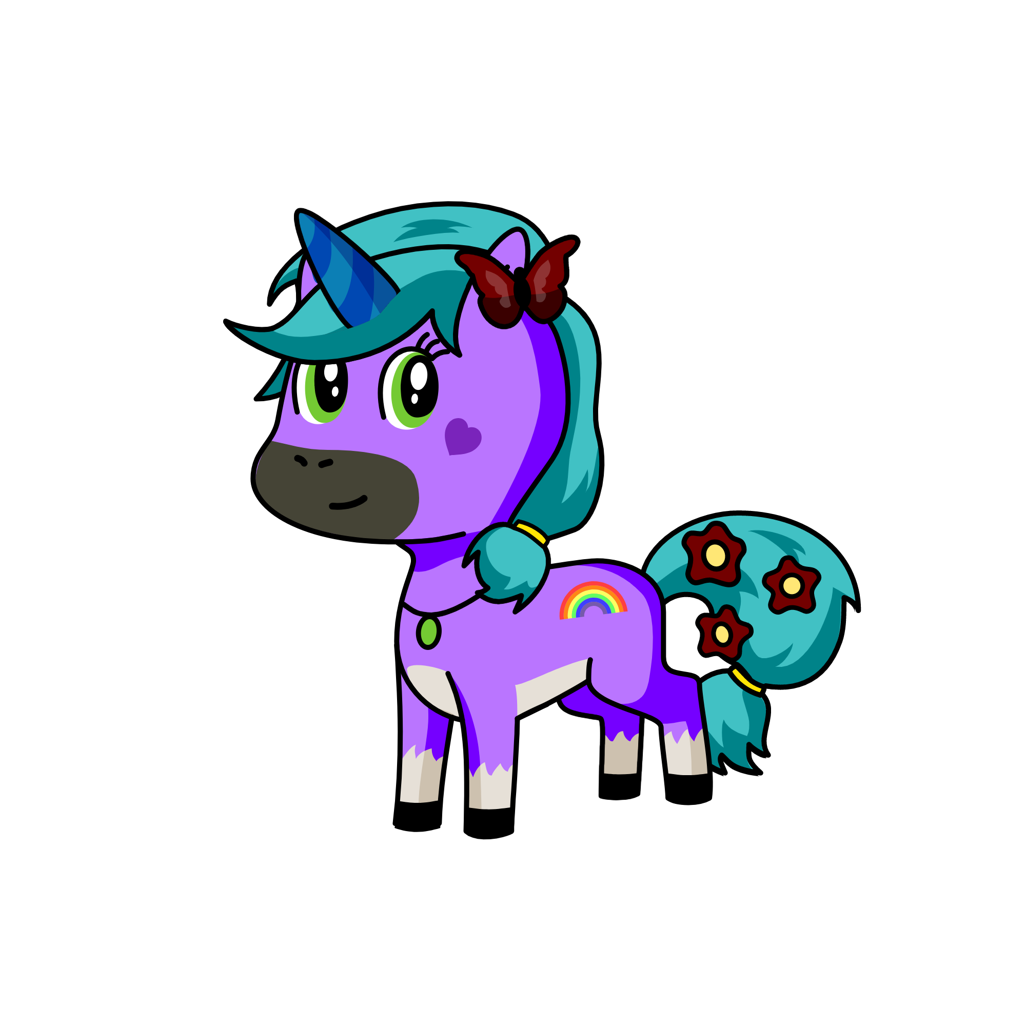Shymist, the unicorn