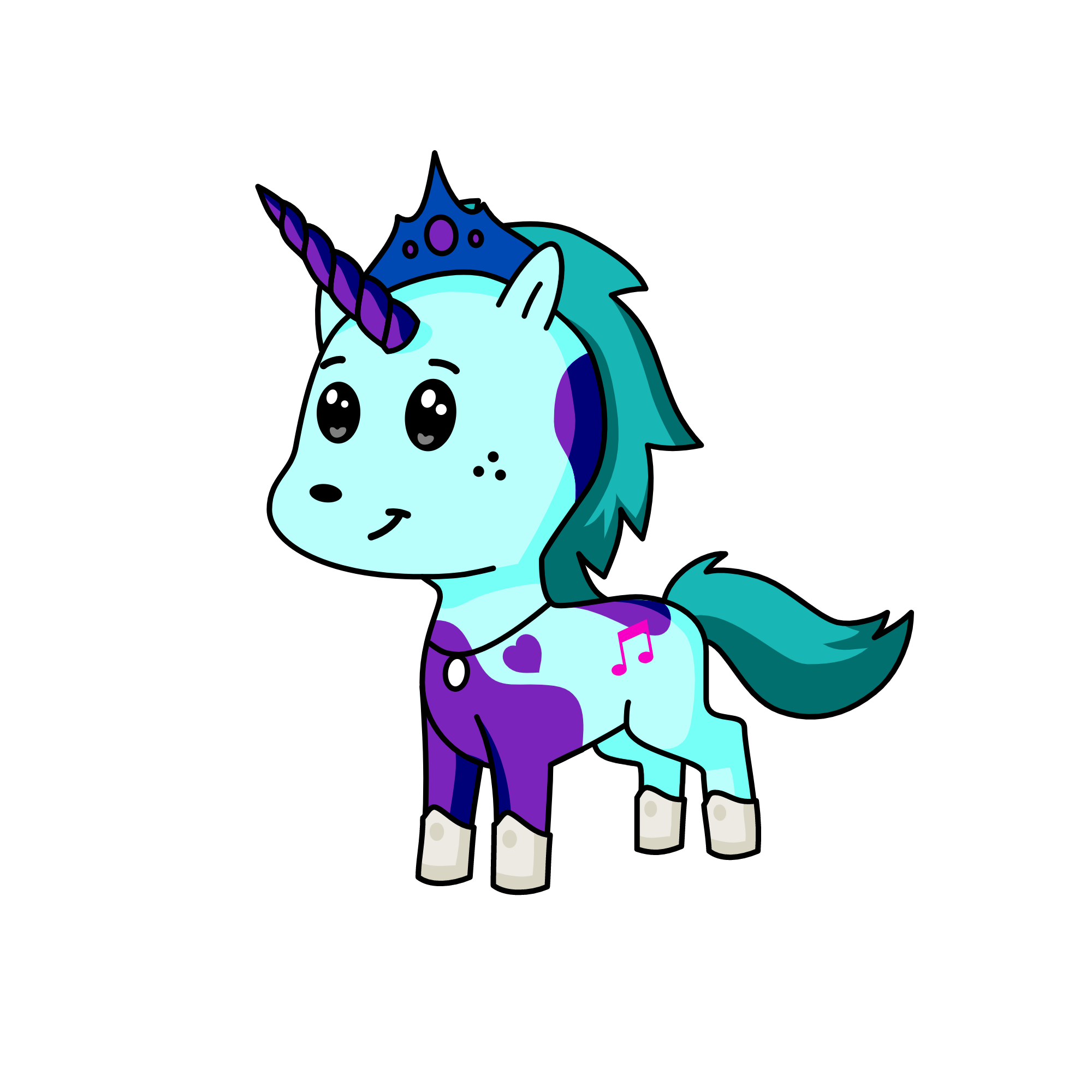 Ice Princess, the unicorn