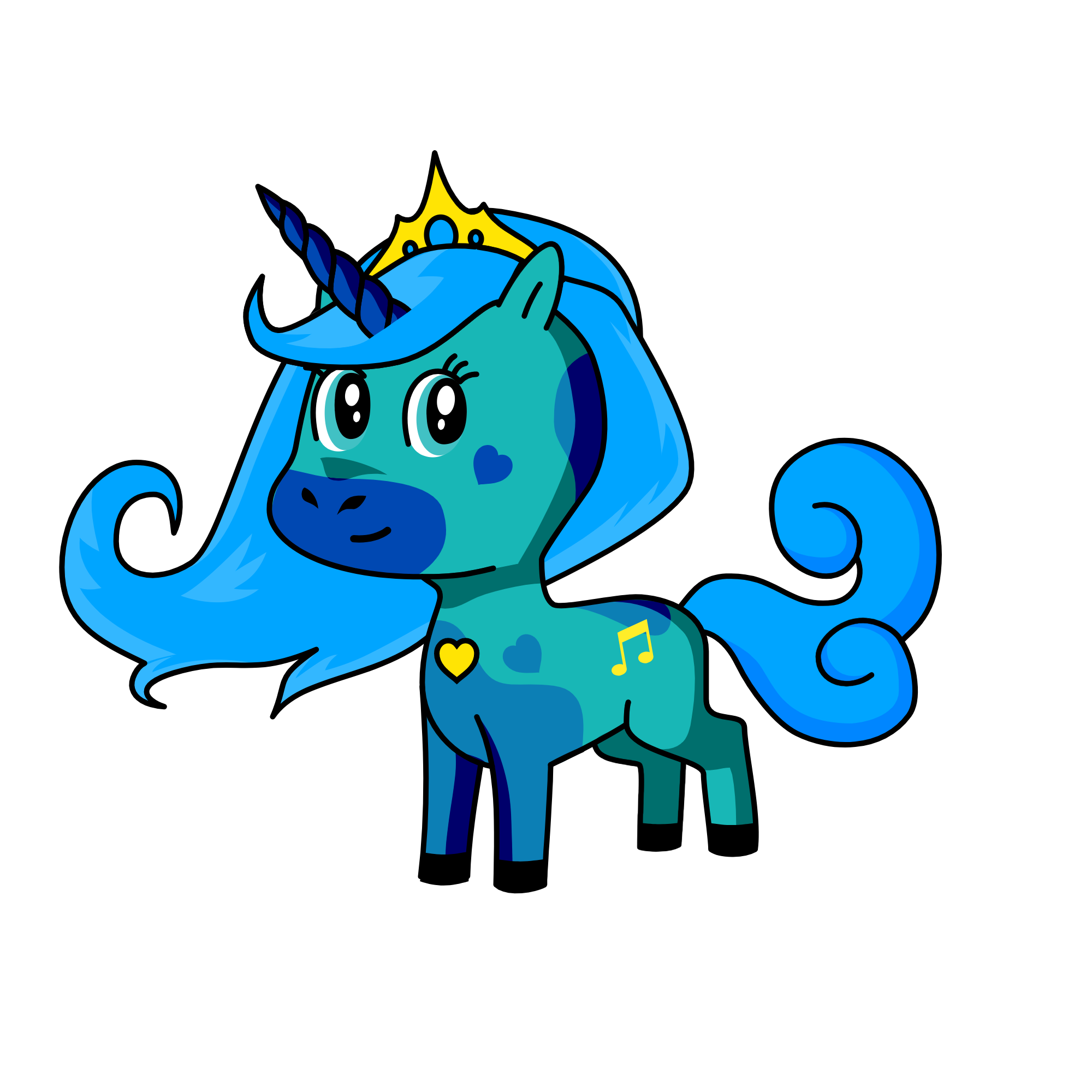Aquaster, the unicorn