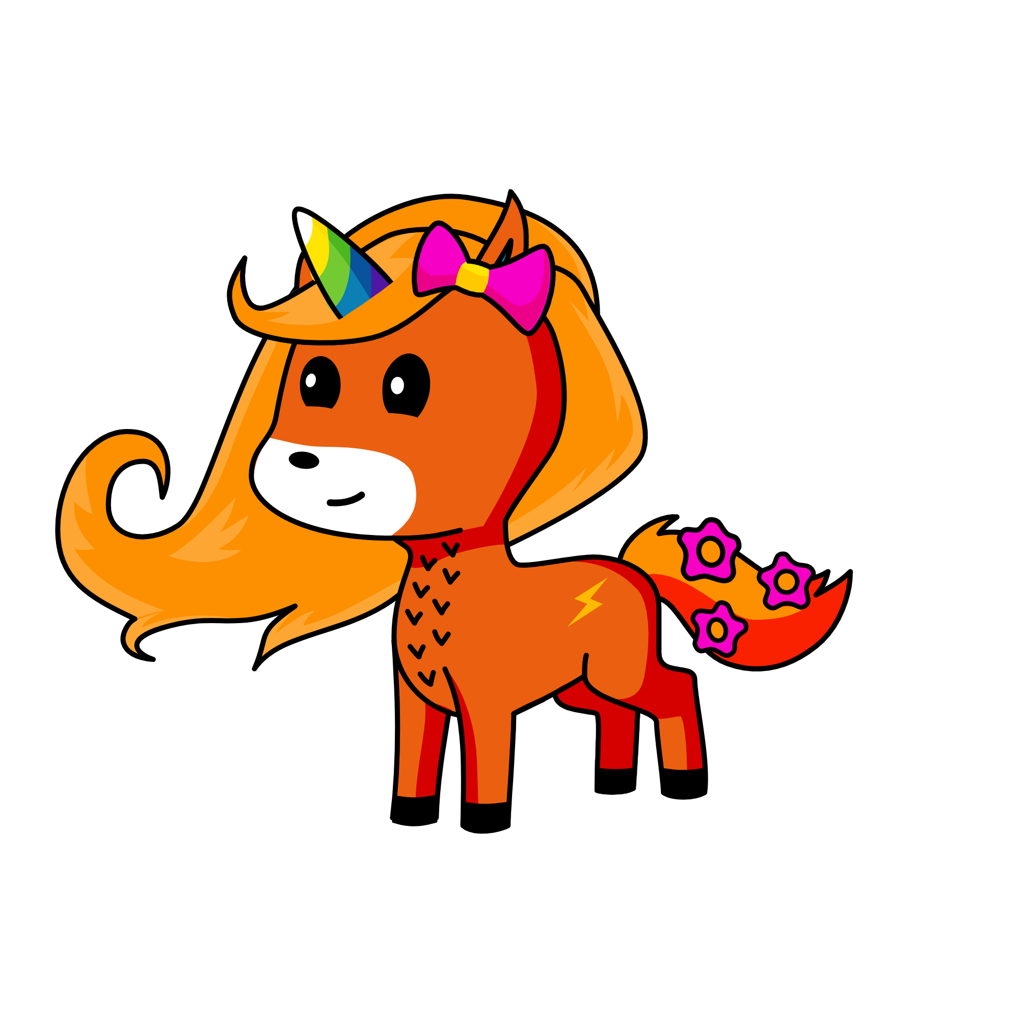 Lightning, the unicorn