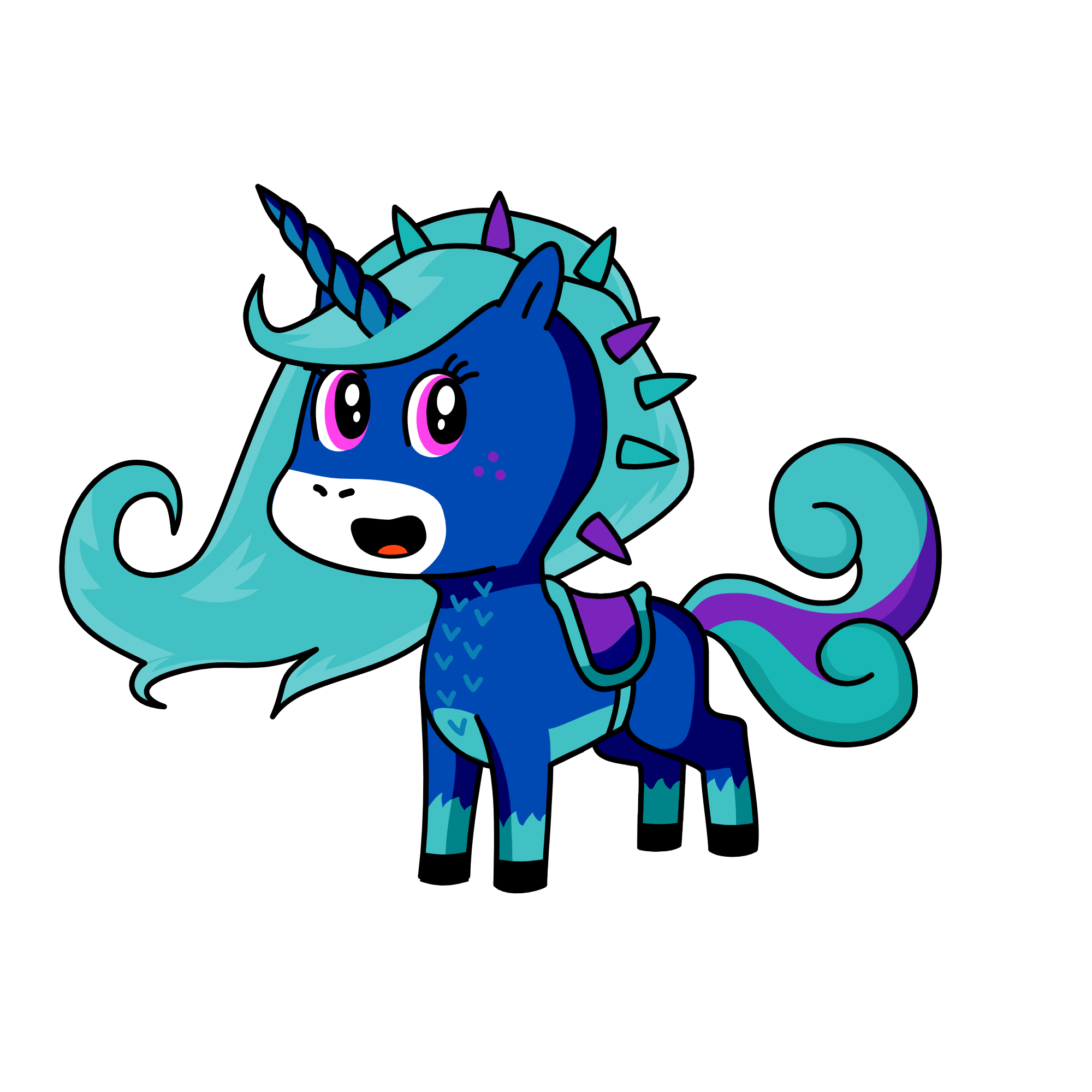 Sky, the unicorn