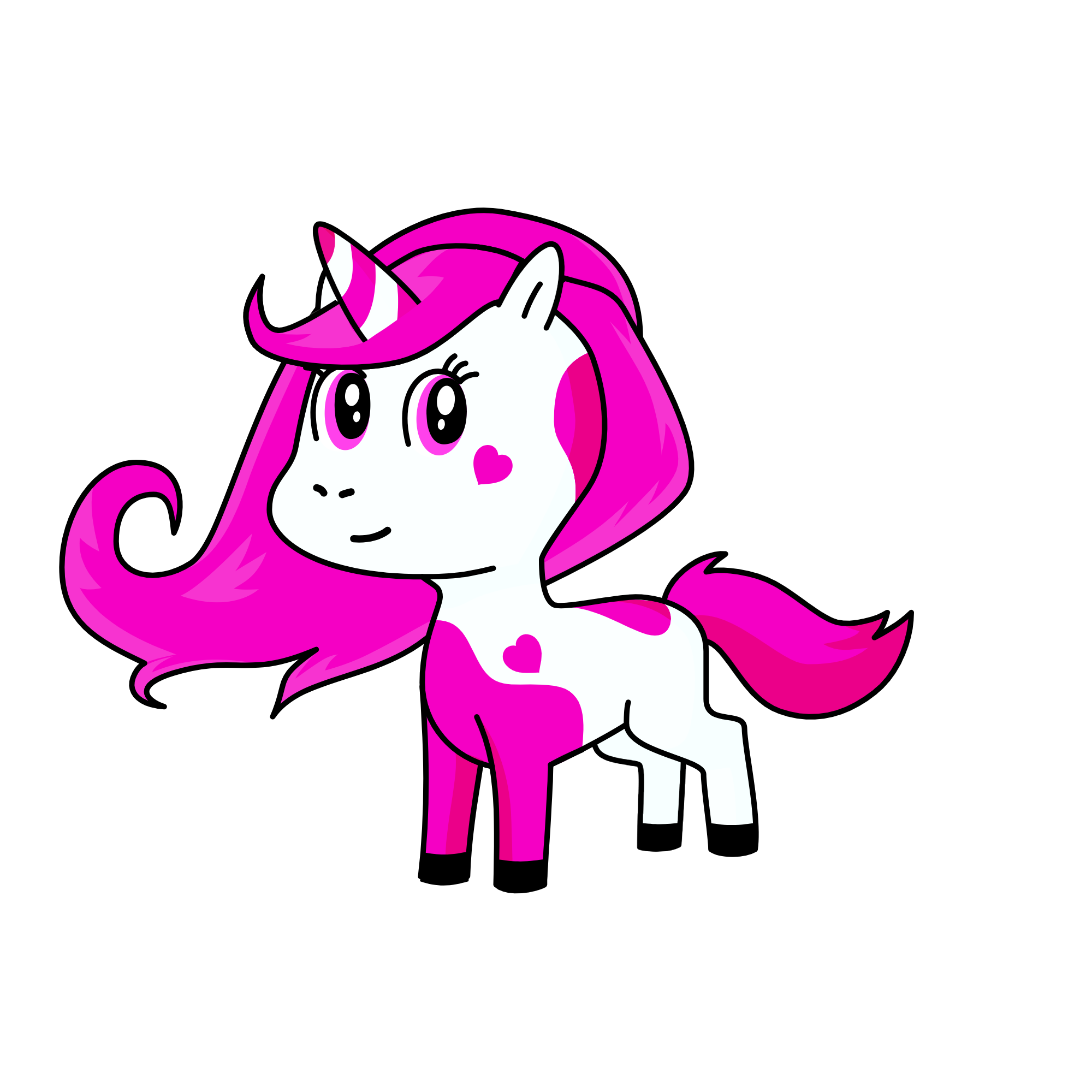 candy cane, the unicorn