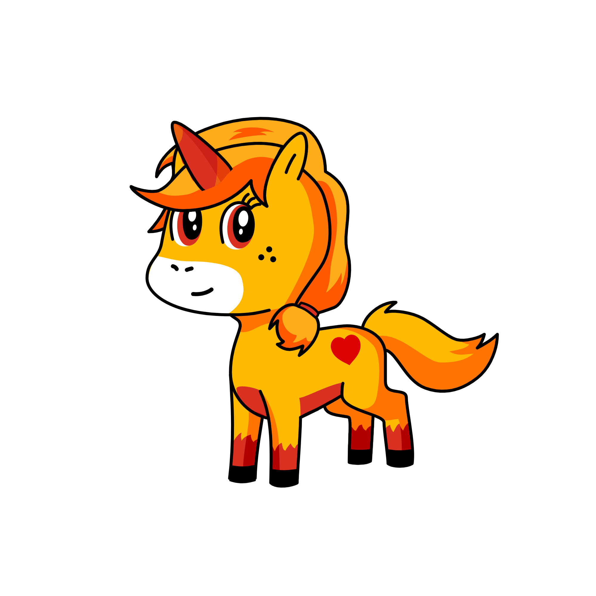 firecorn, the unicorn