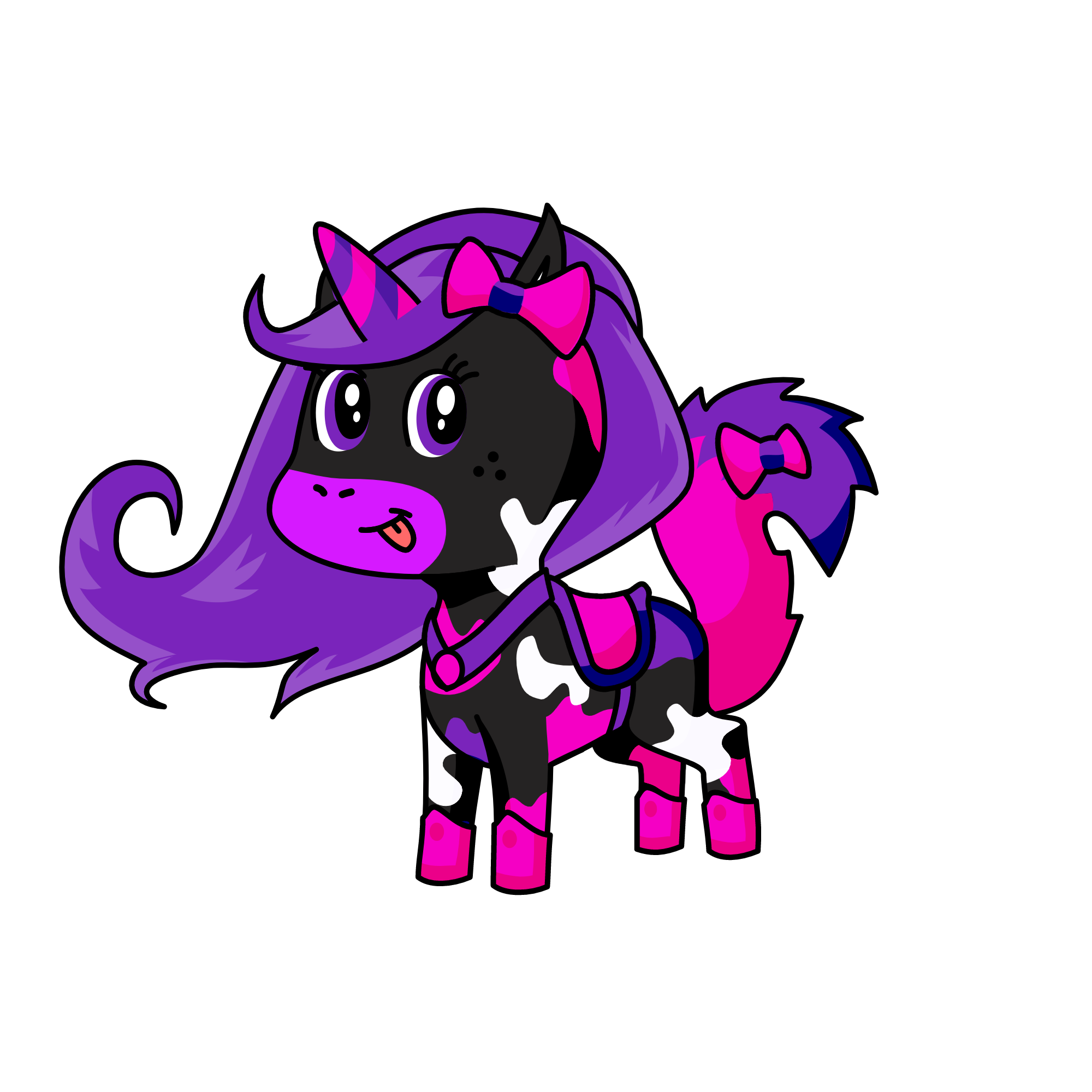 Pinky, the unicorn
