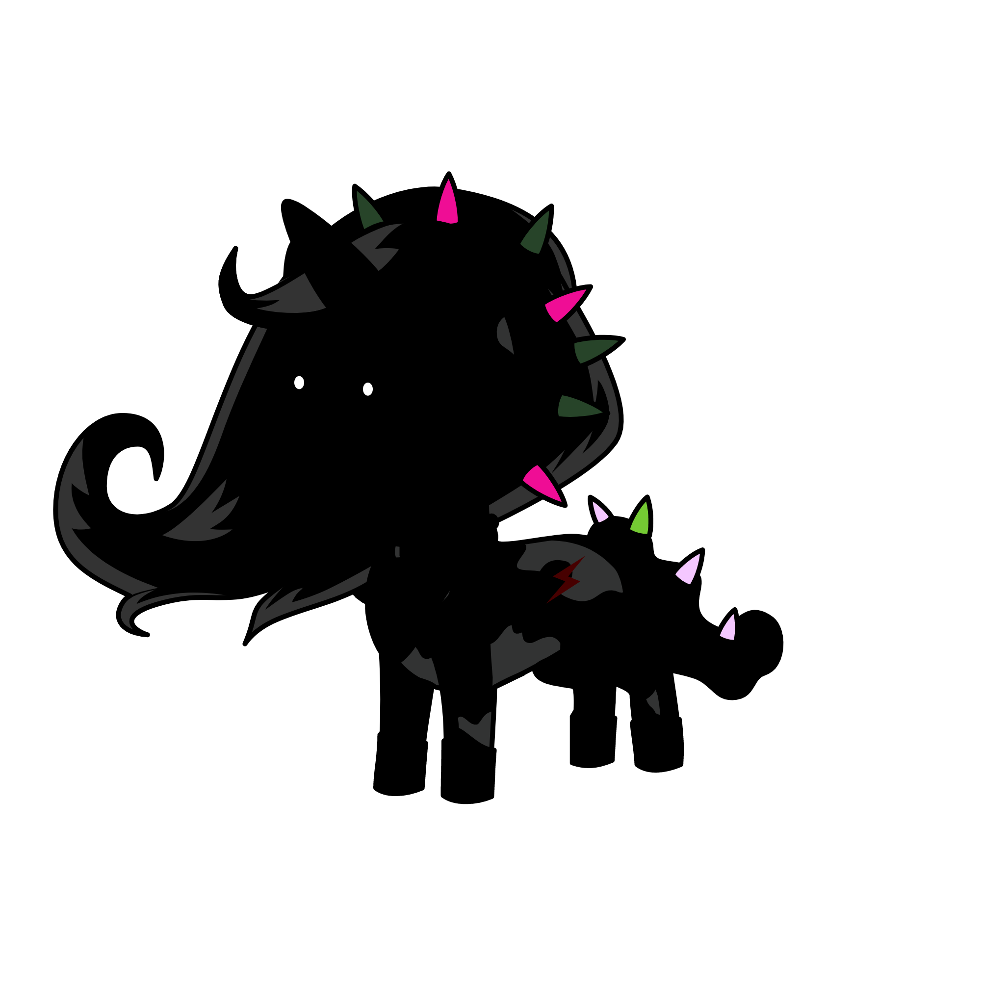 evil side, the unicorn
