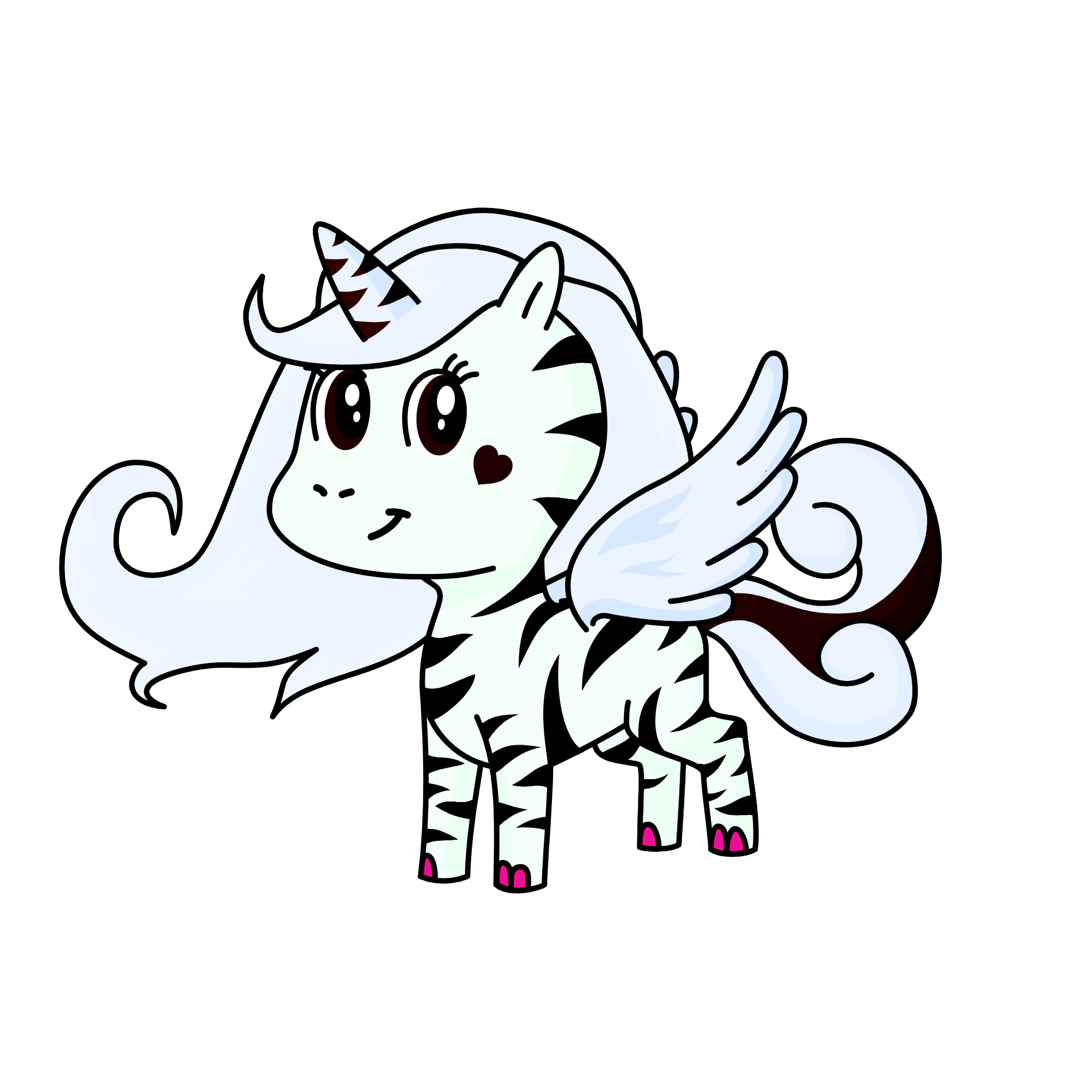 The Queen of Unifie, the unicorn