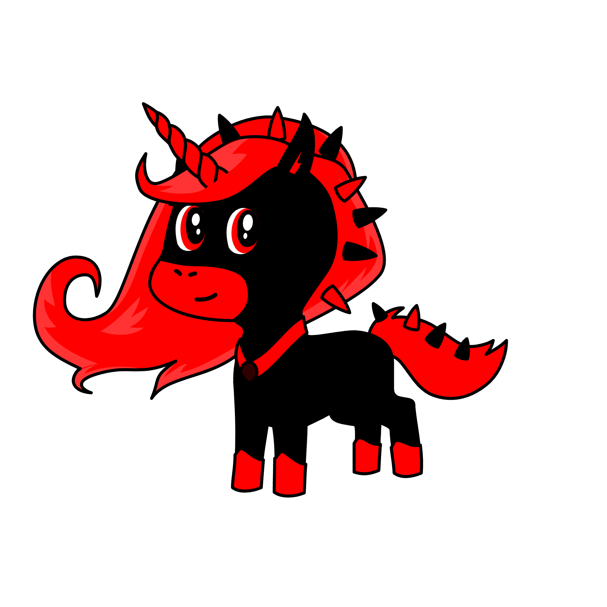 Moody, the unicorn