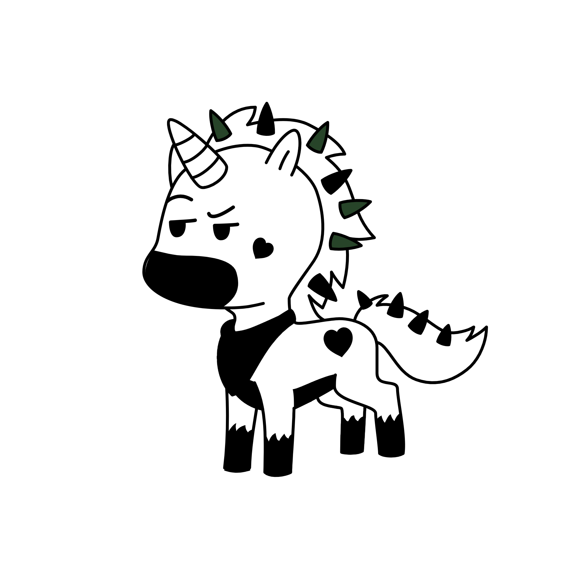 badaboo, the unicorn