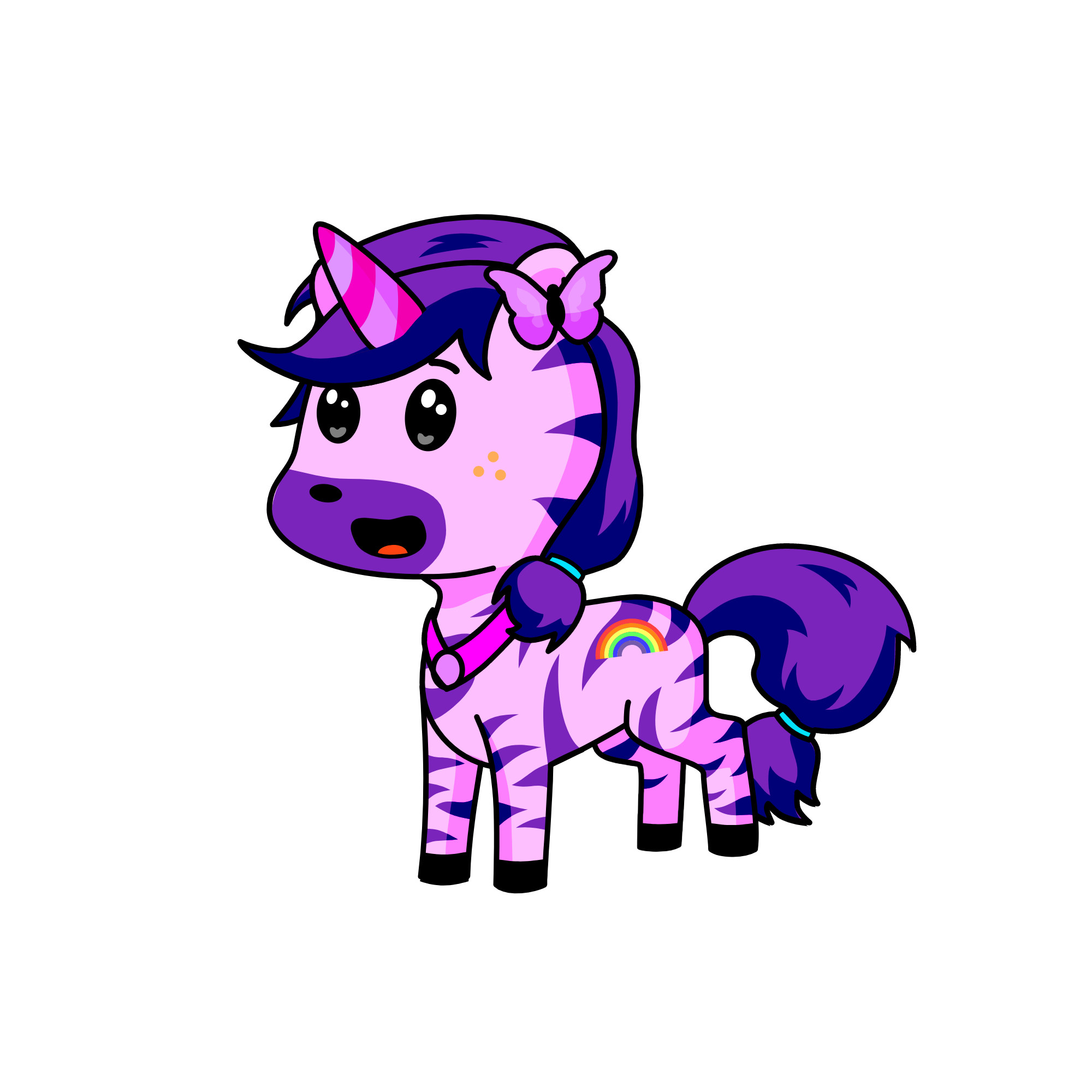 Snowball, the unicorn