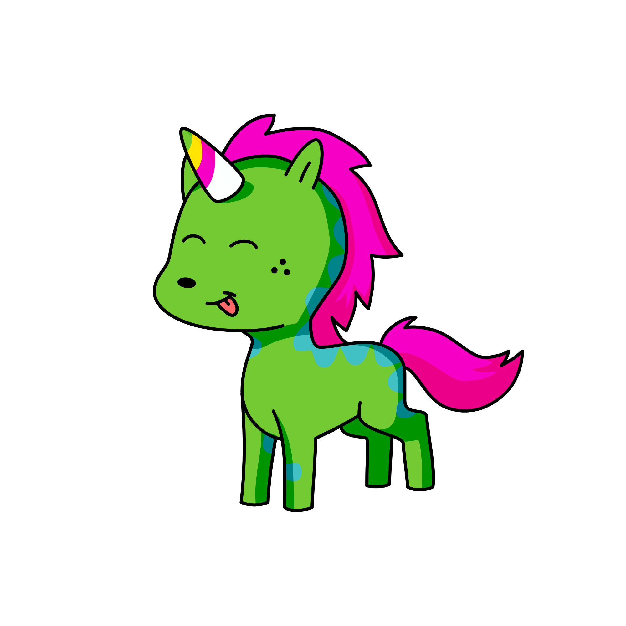 Lucky, the unicorn