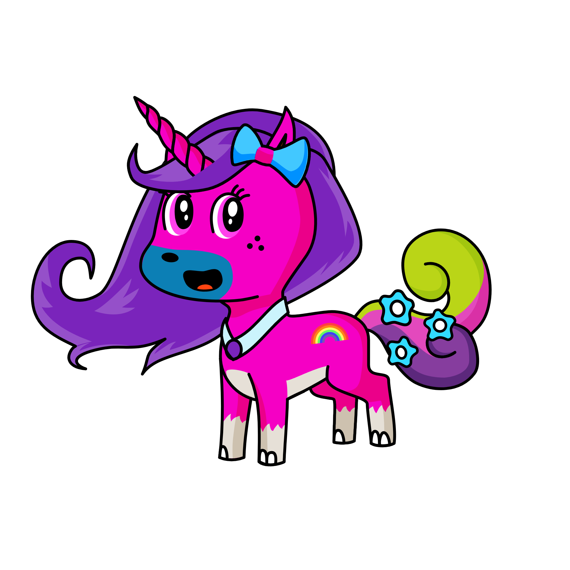 lilly Qeen of unicorn land!, the unicorn