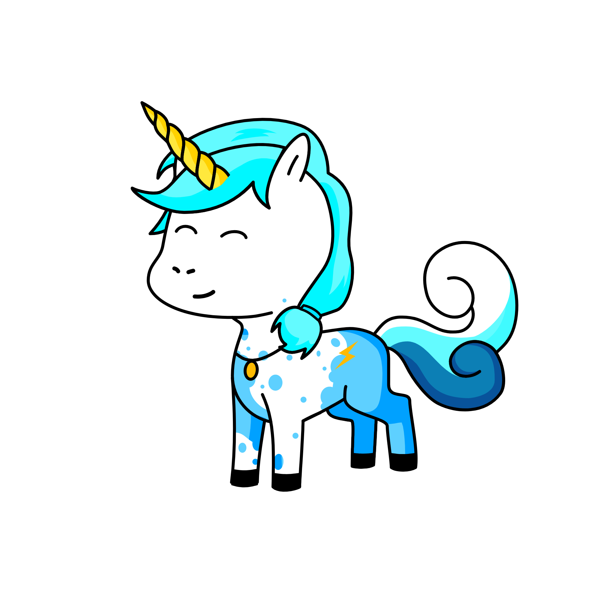 Crystal/Particia, the unicorn