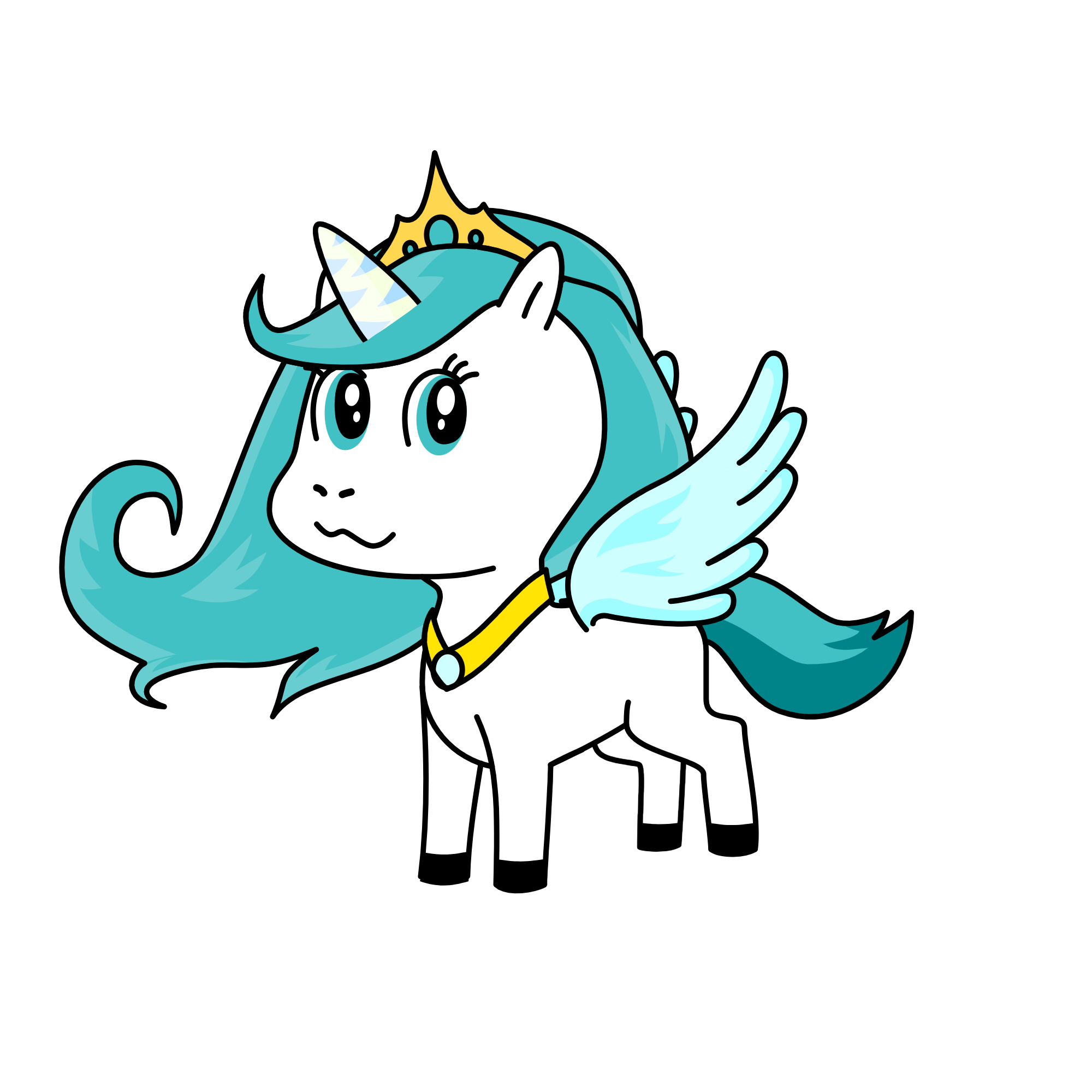 izzy the alicorn of ice, the unicorn