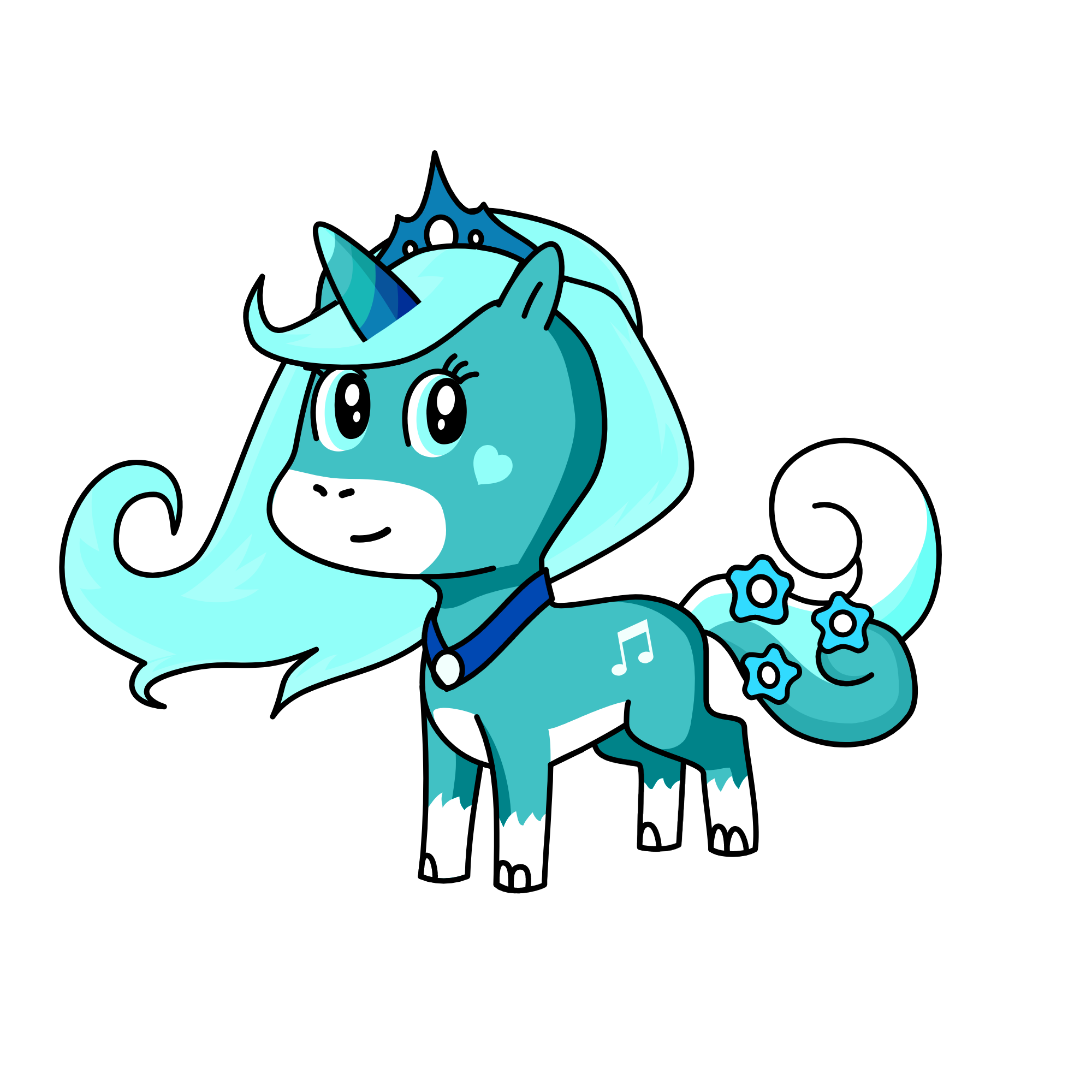 Ice Queen Lauren, the unicorn