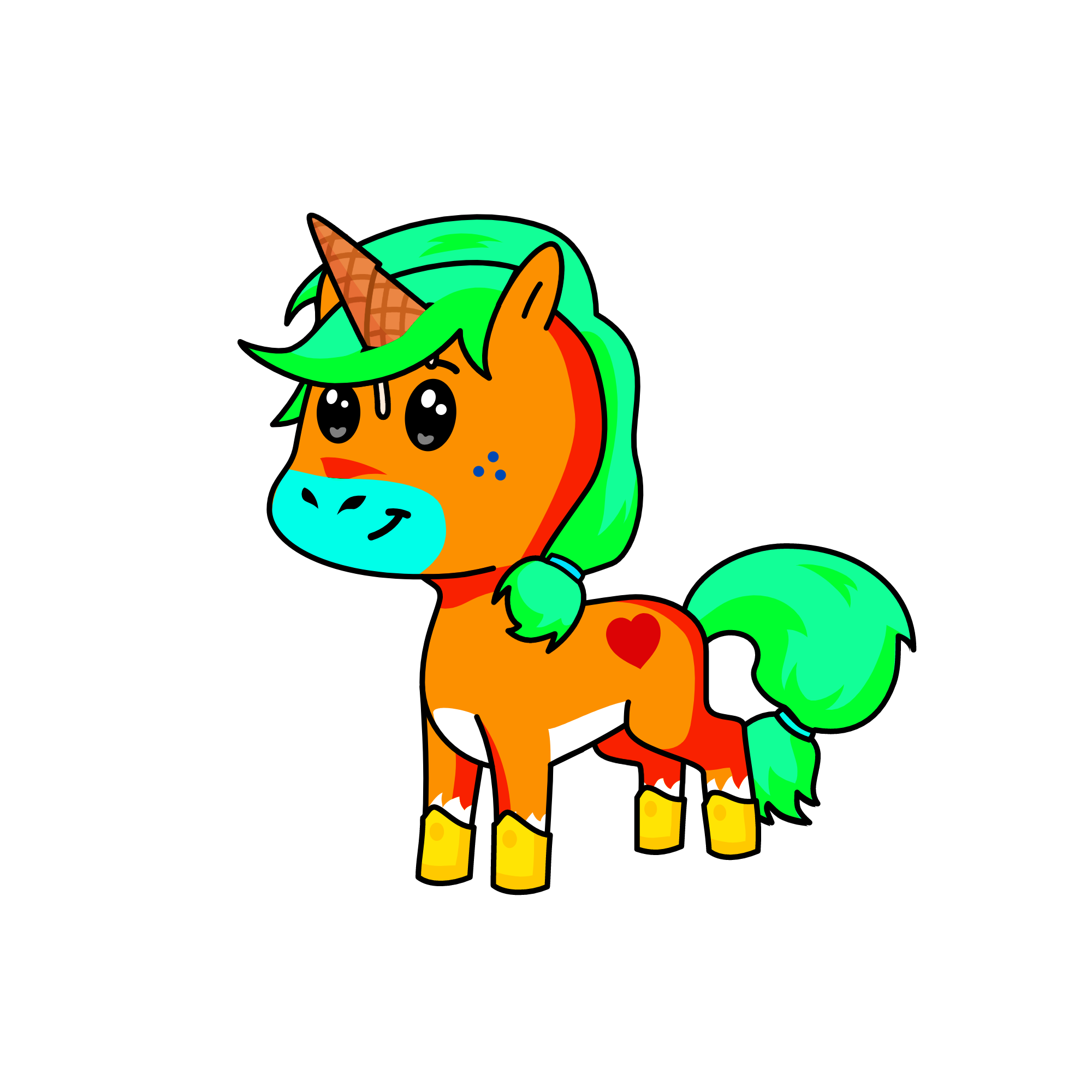 Maia, the unicorn