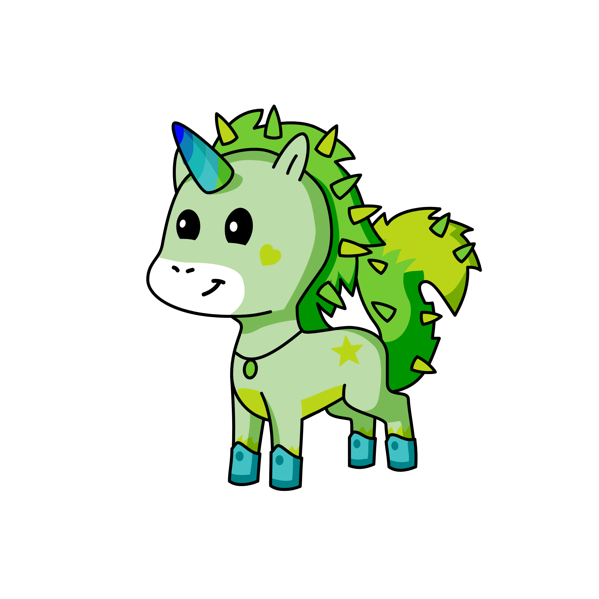 Lucky, the unicorn