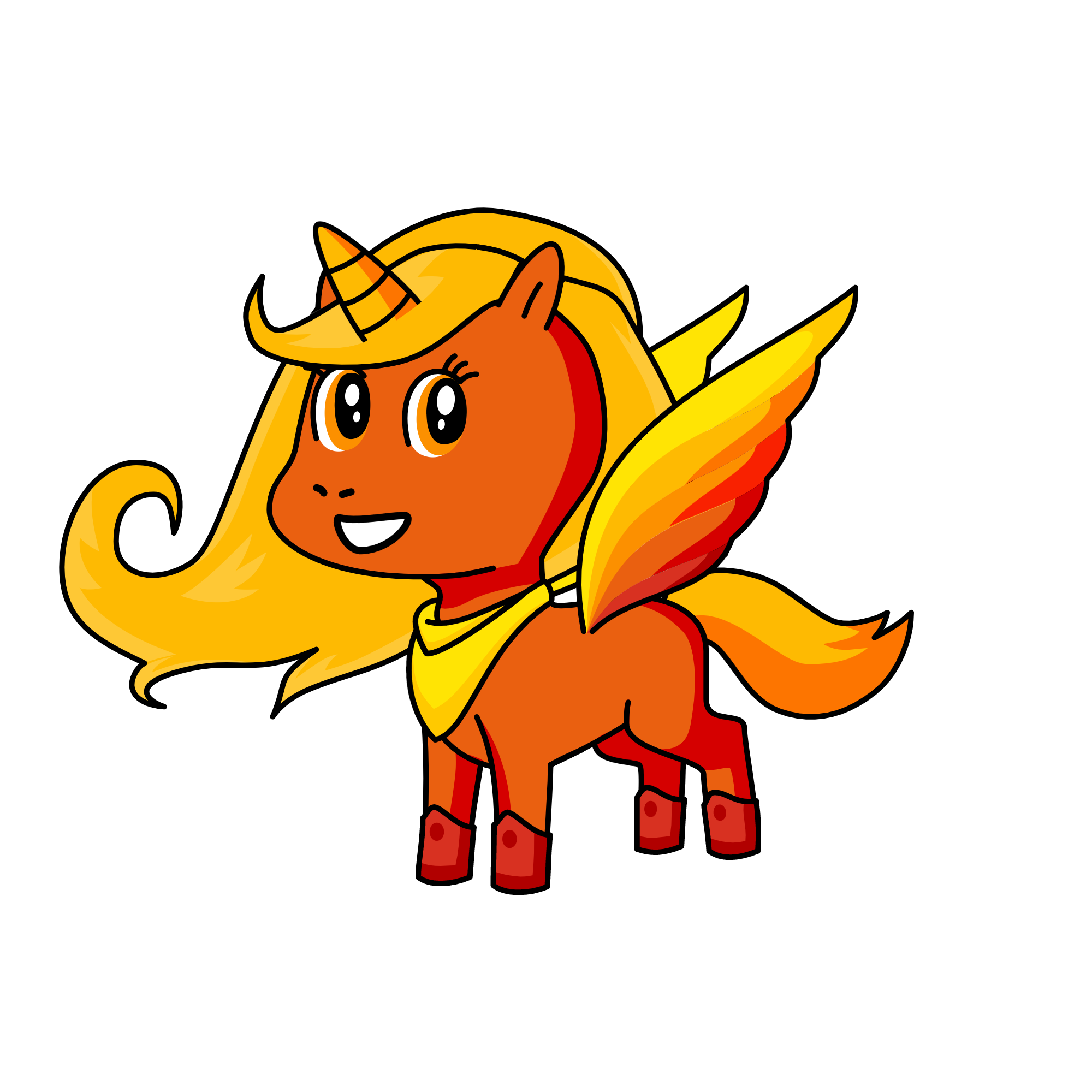 Fireheart Sunshine, the unicorn