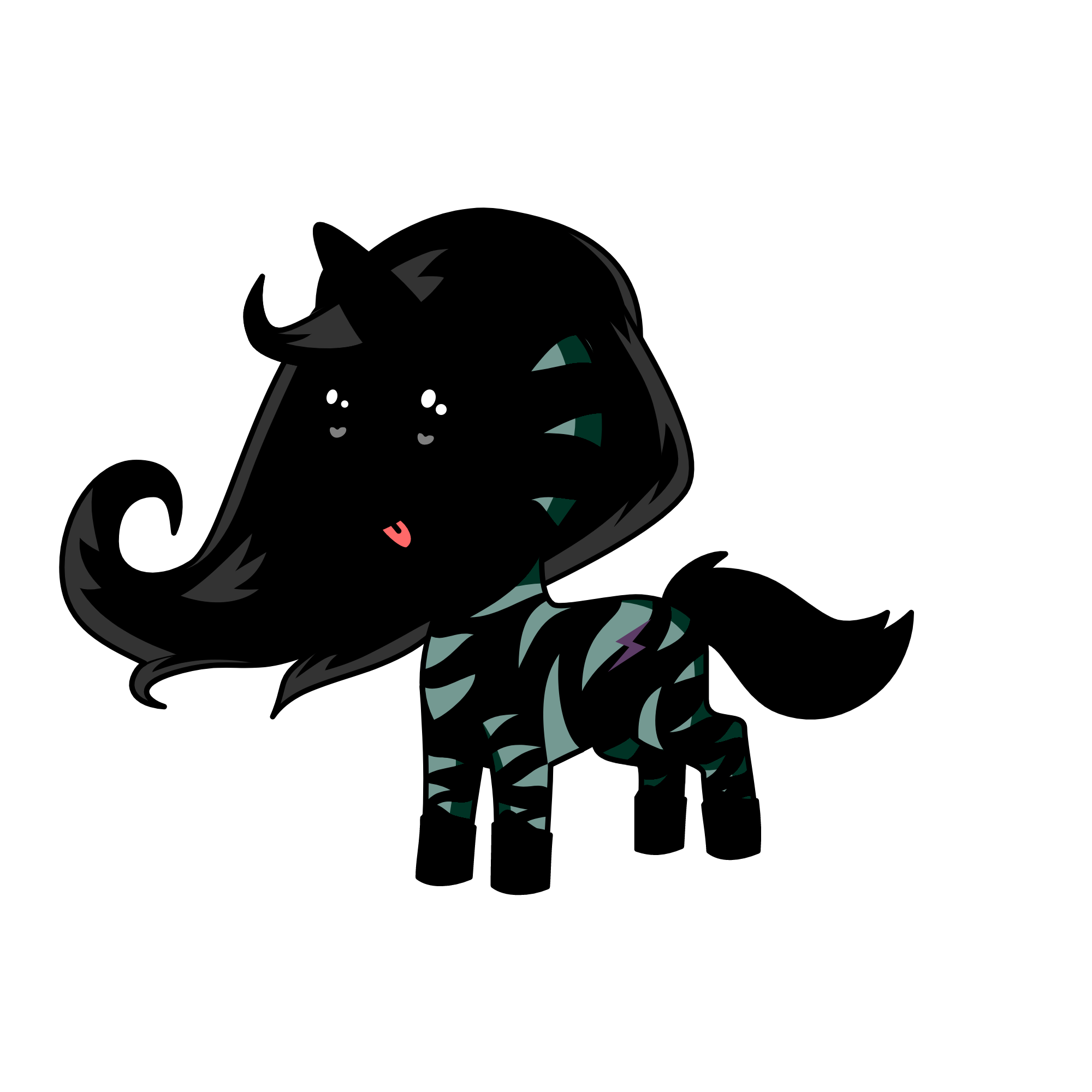 darky, the unicorn