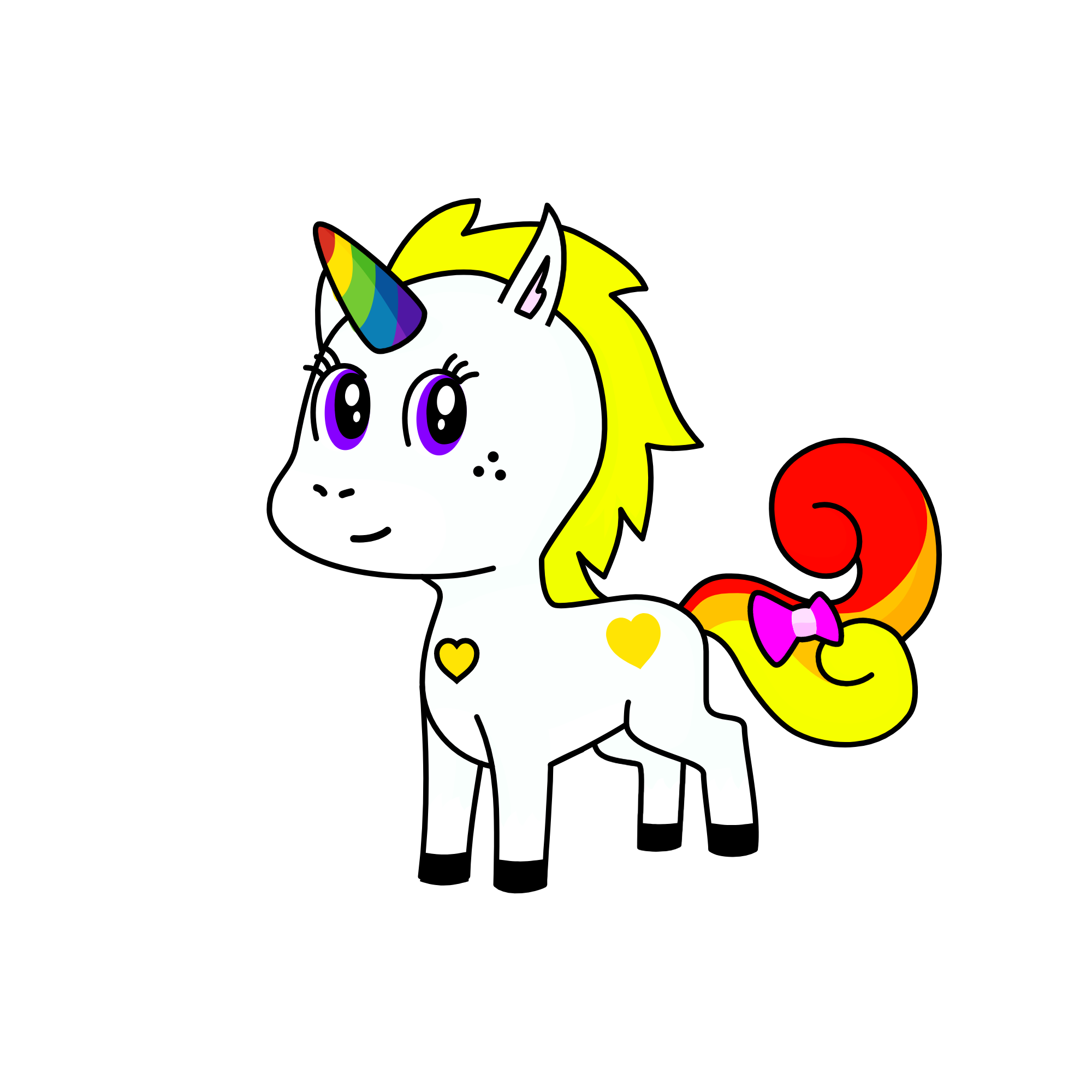 rainbow, the unicorn