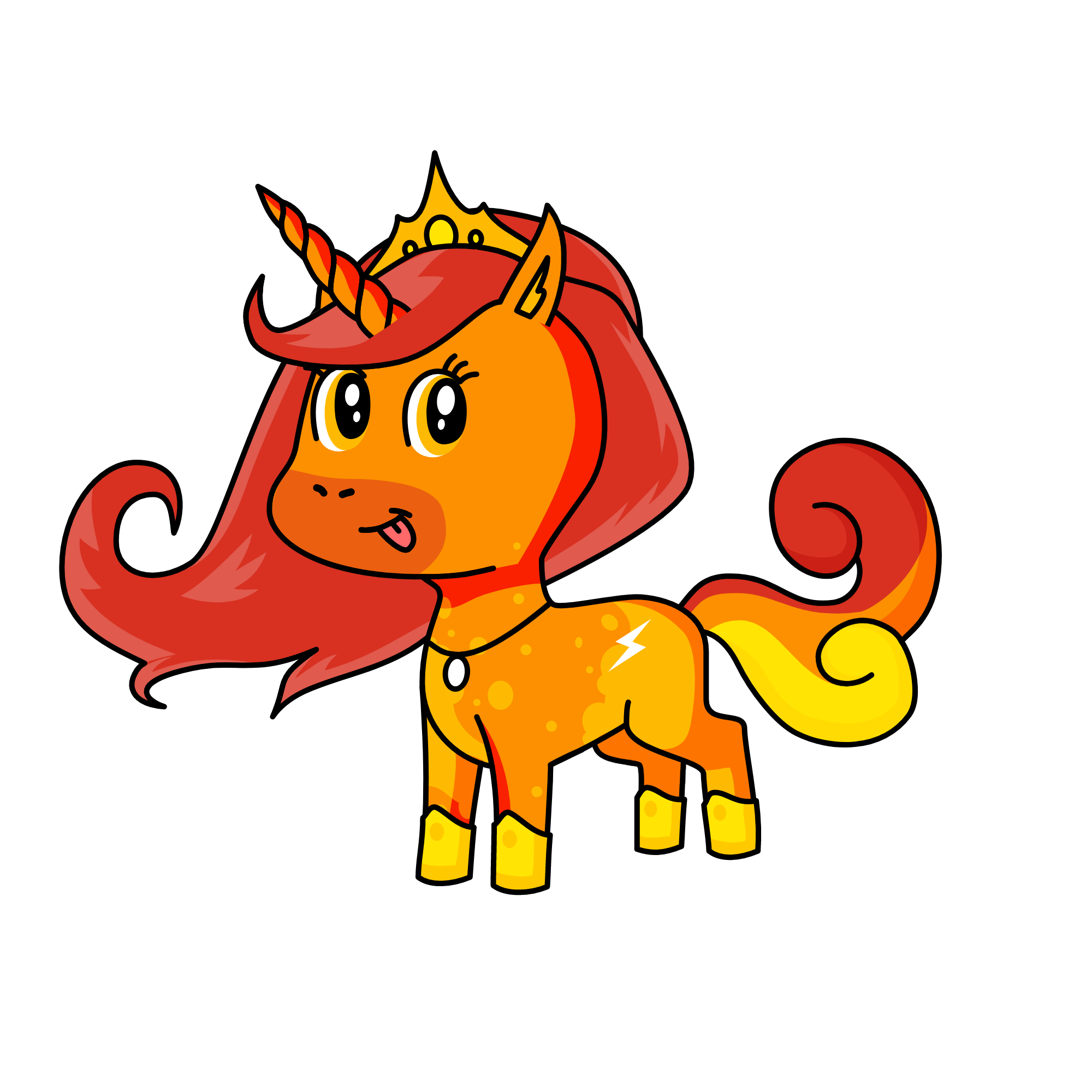 fire, the unicorn