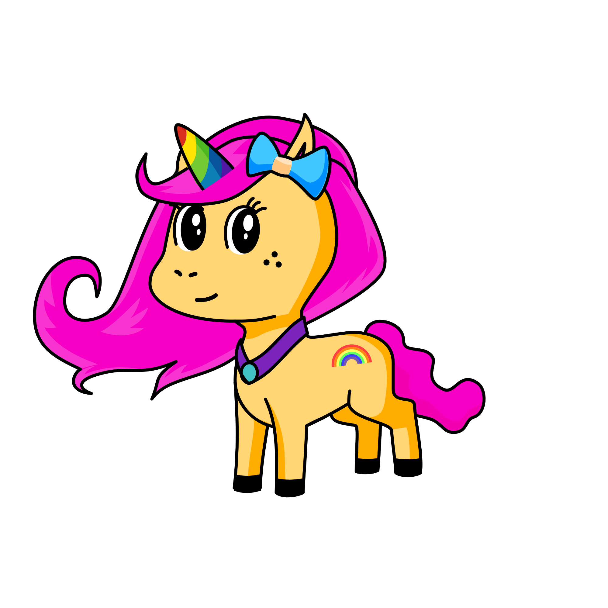 Buttercup, the unicorn