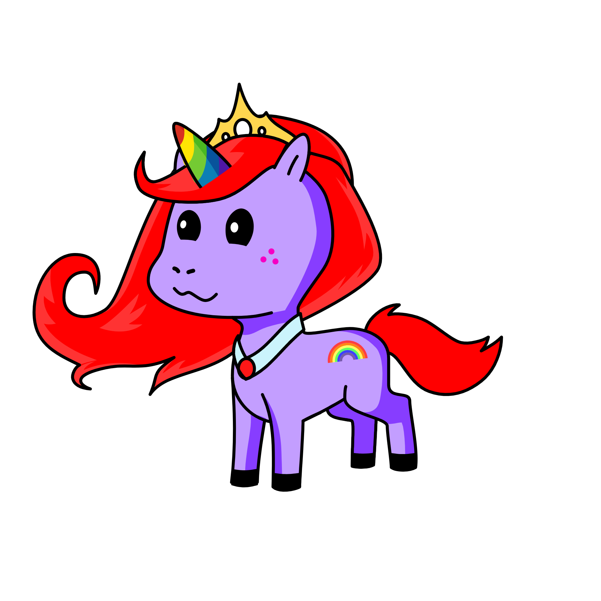 rainbow, the unicorn