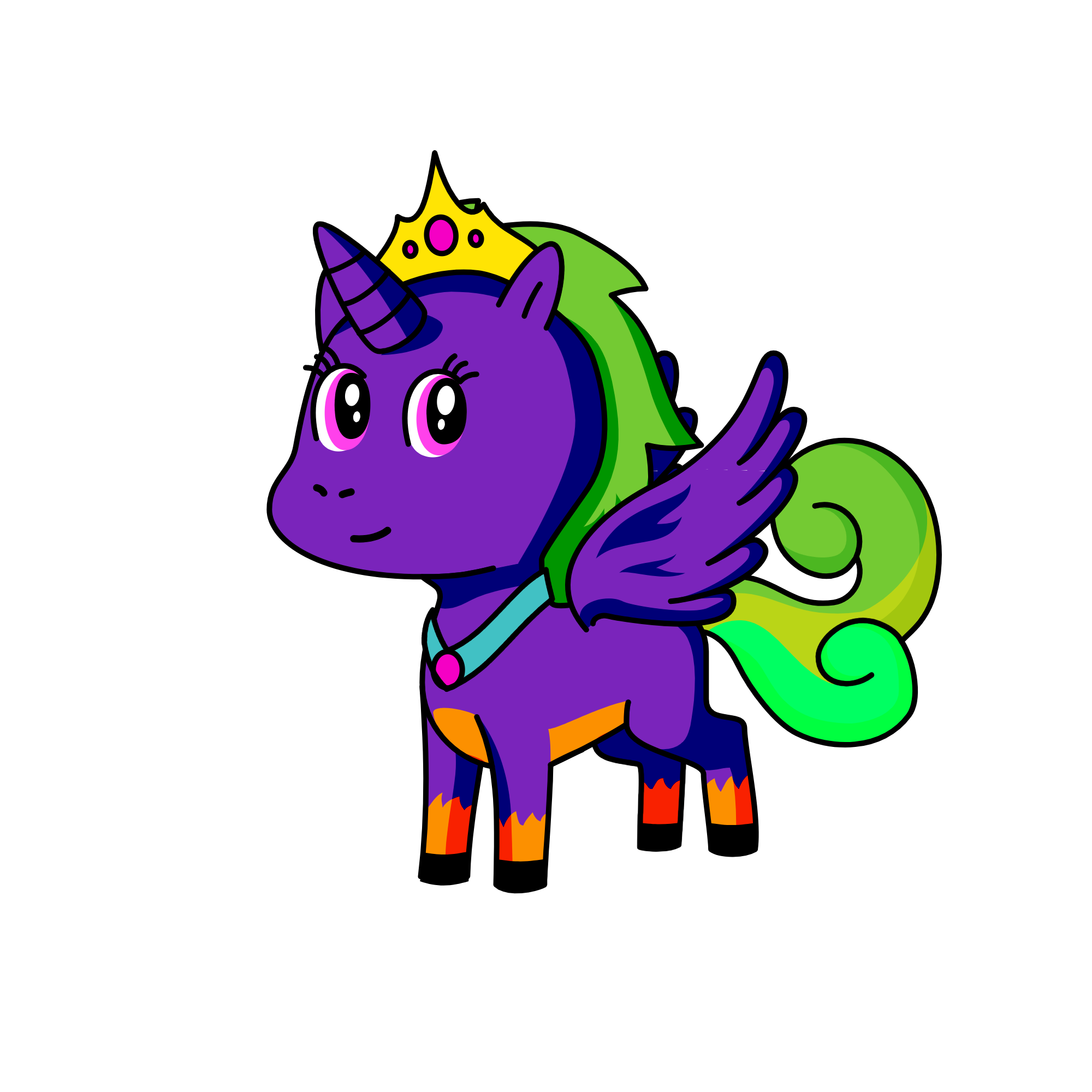 ally, the unicorn