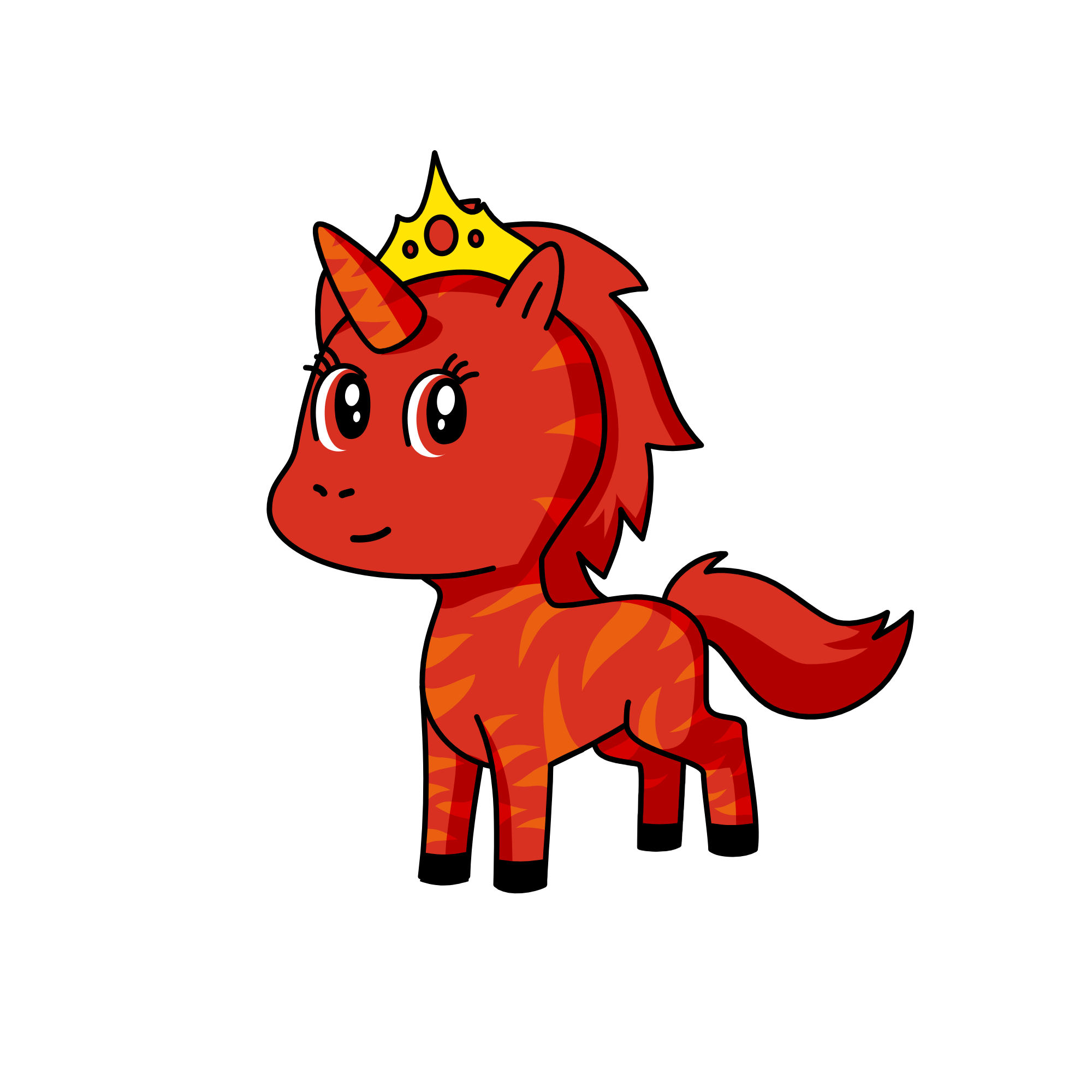 Princess Zebraflame, the unicorn
