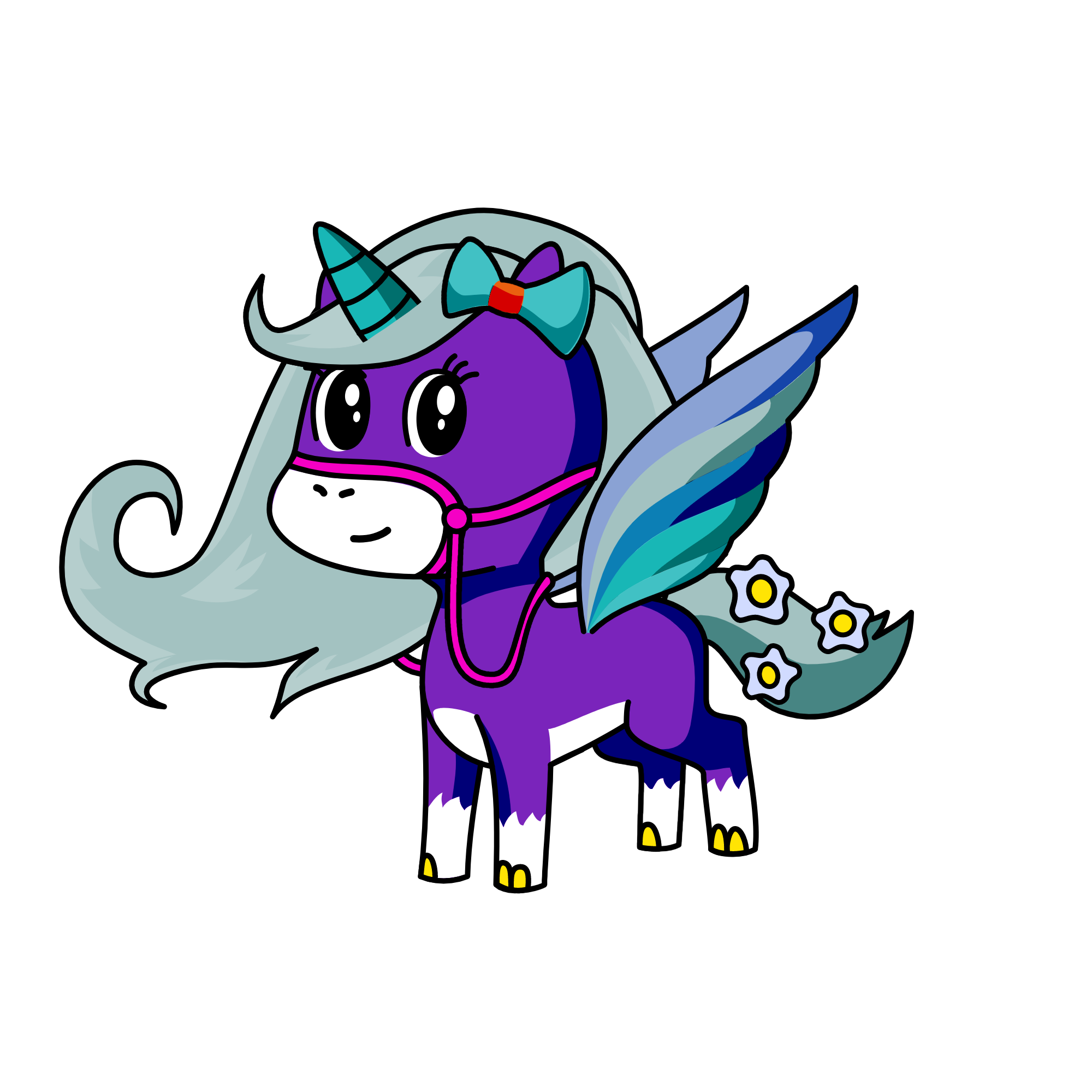Queen Congeled Nature, the unicorn