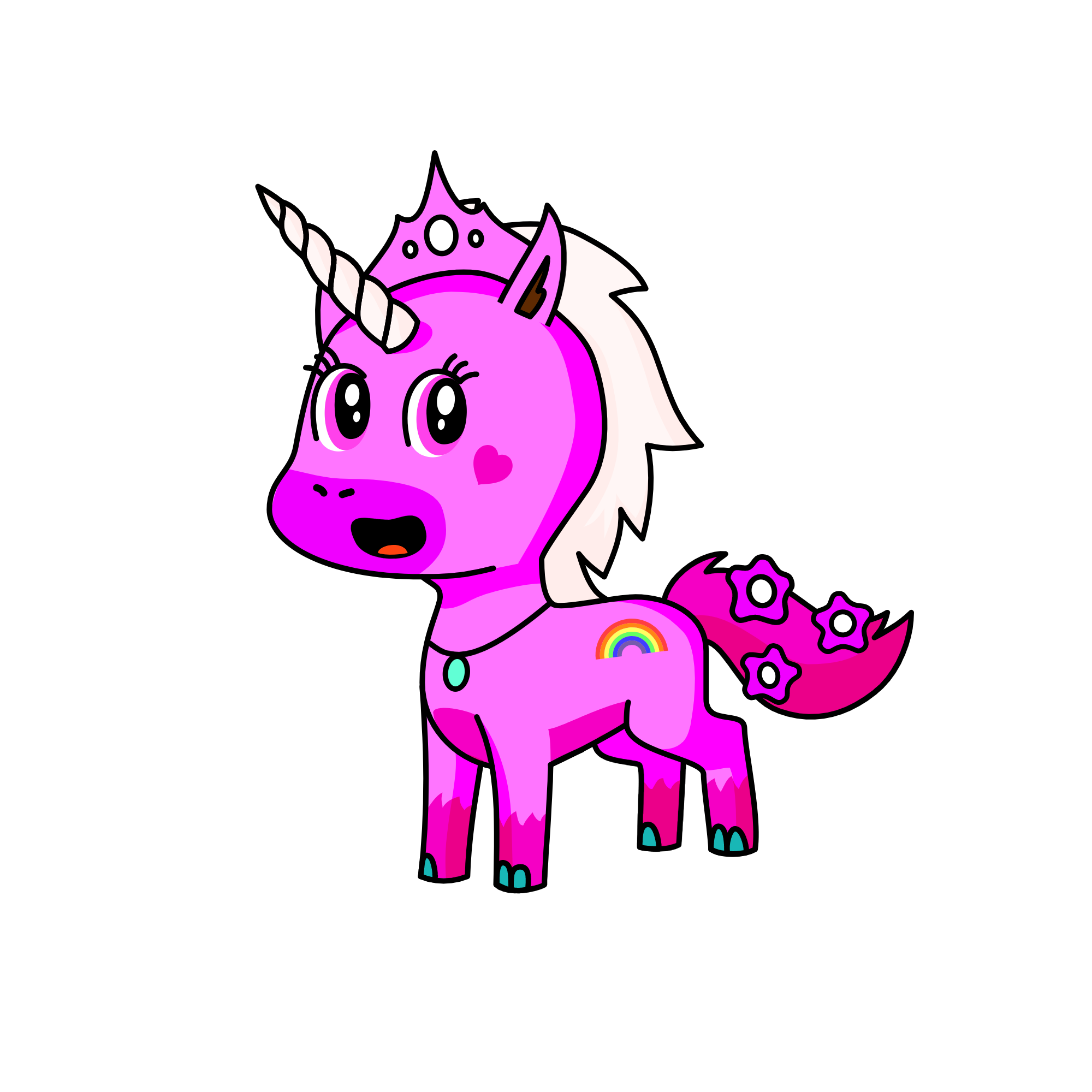 Queen Nalaya, the unicorn