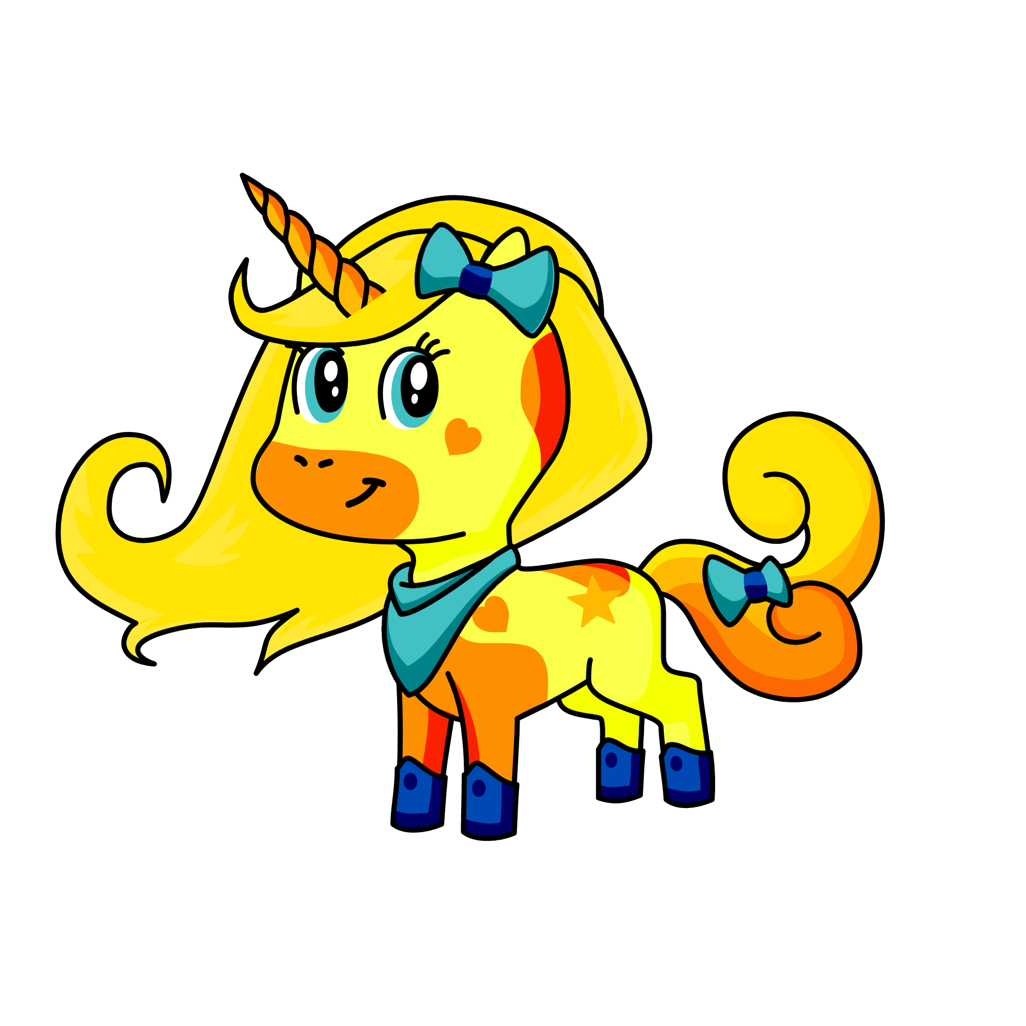 Sunny Side Up, the unicorn